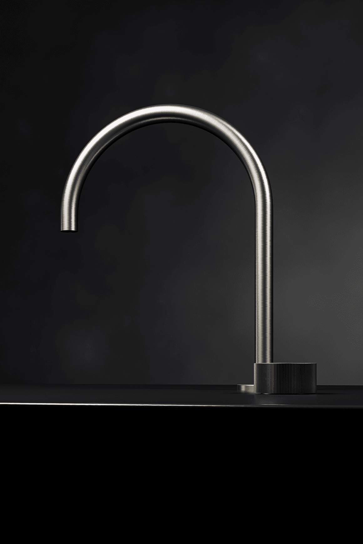 Lente Progressive High Spout Deck Mounted Basin Mixer