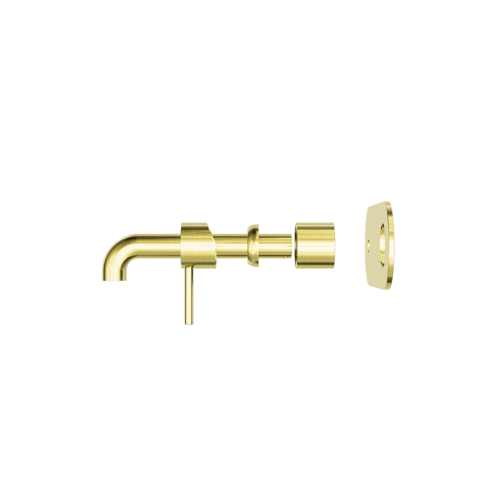 Zen SS316L Mixer 230mm Spout Trim Kits | Brushed Gold