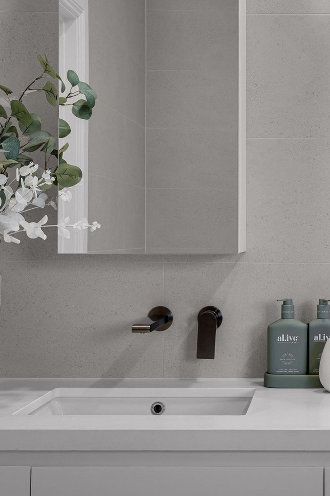 Bianca Basin/Bath Mixer Back Plate 230mm | Gun Metal
