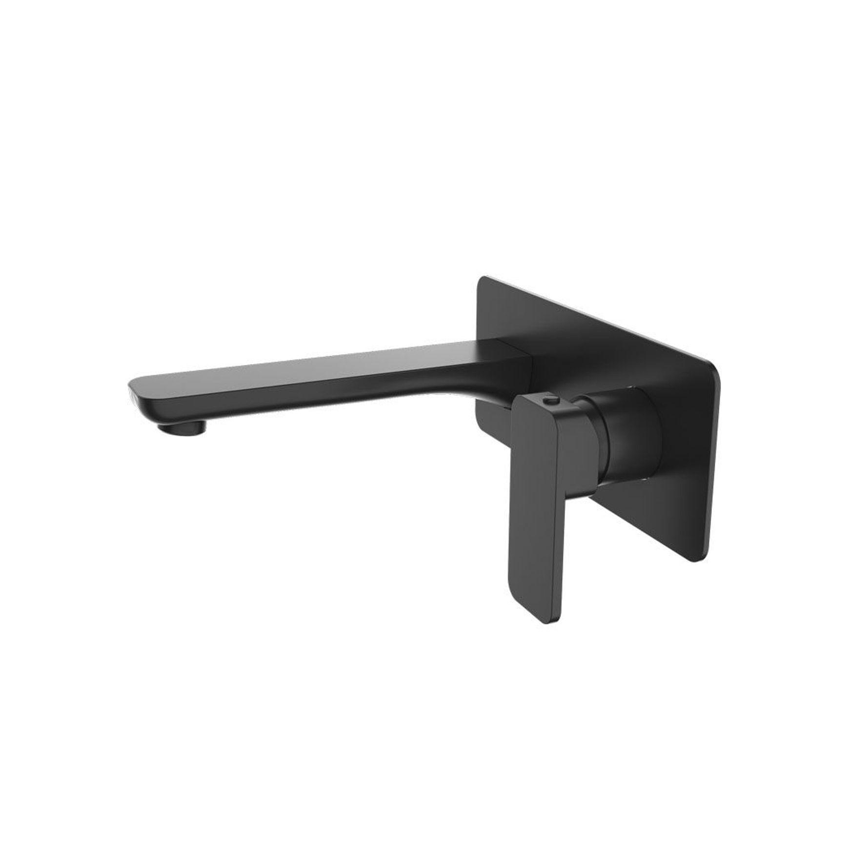 Ivano Wall Mixer with Spout Matte Black