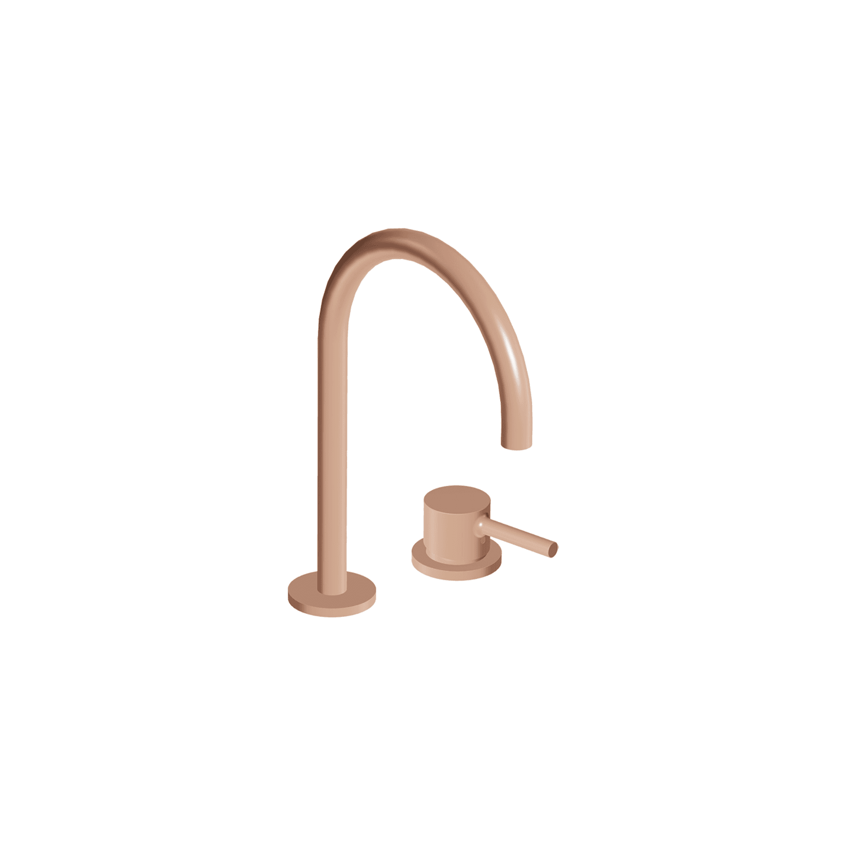Pan S 2 Tap Hole Extended Height Goose Neck Basin Mixer