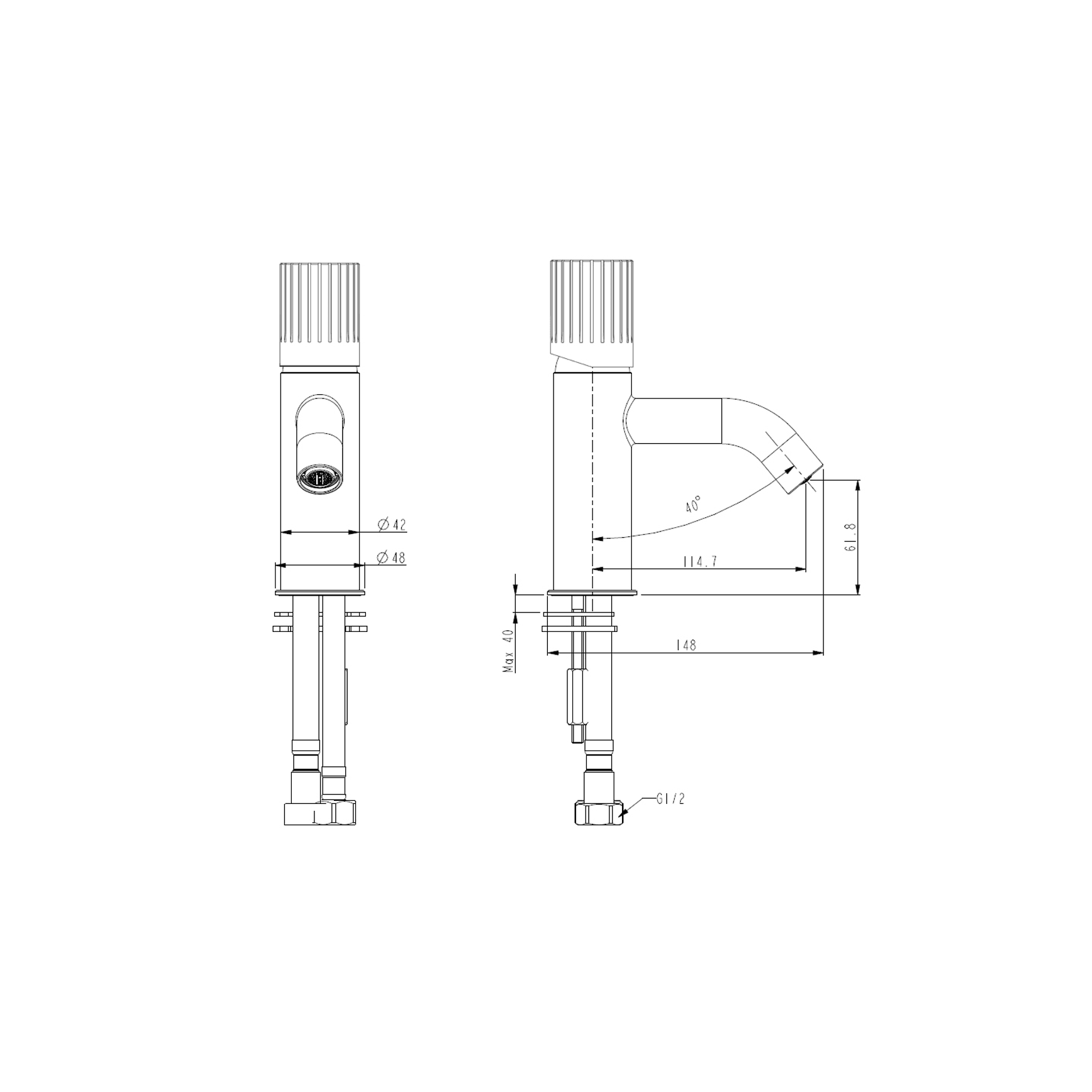 PETTINE BASIN MIXER