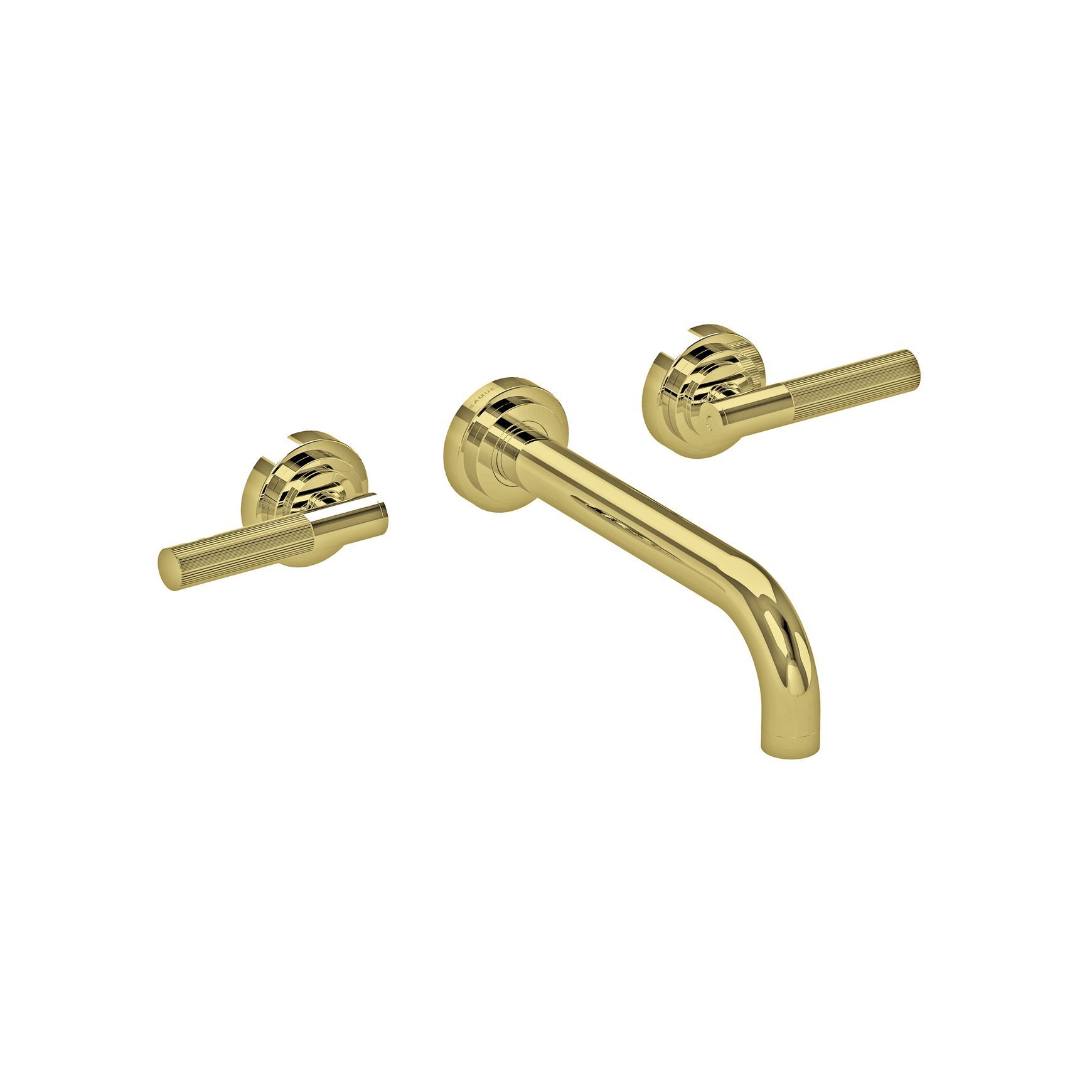 Lathe - Wall mounted basin tap with levers