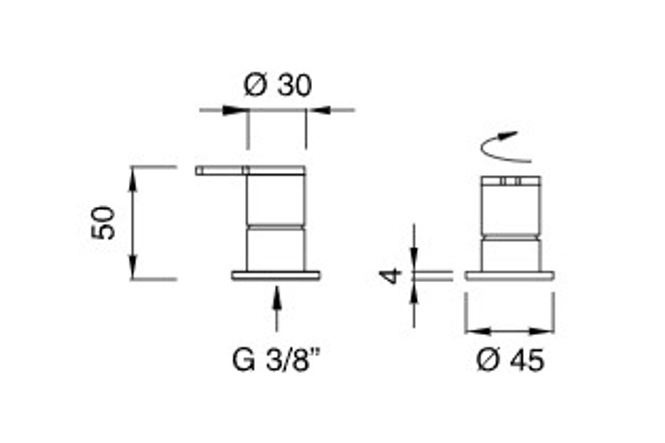 INNOVO Deck Mounted Shut Off Valves by CEA