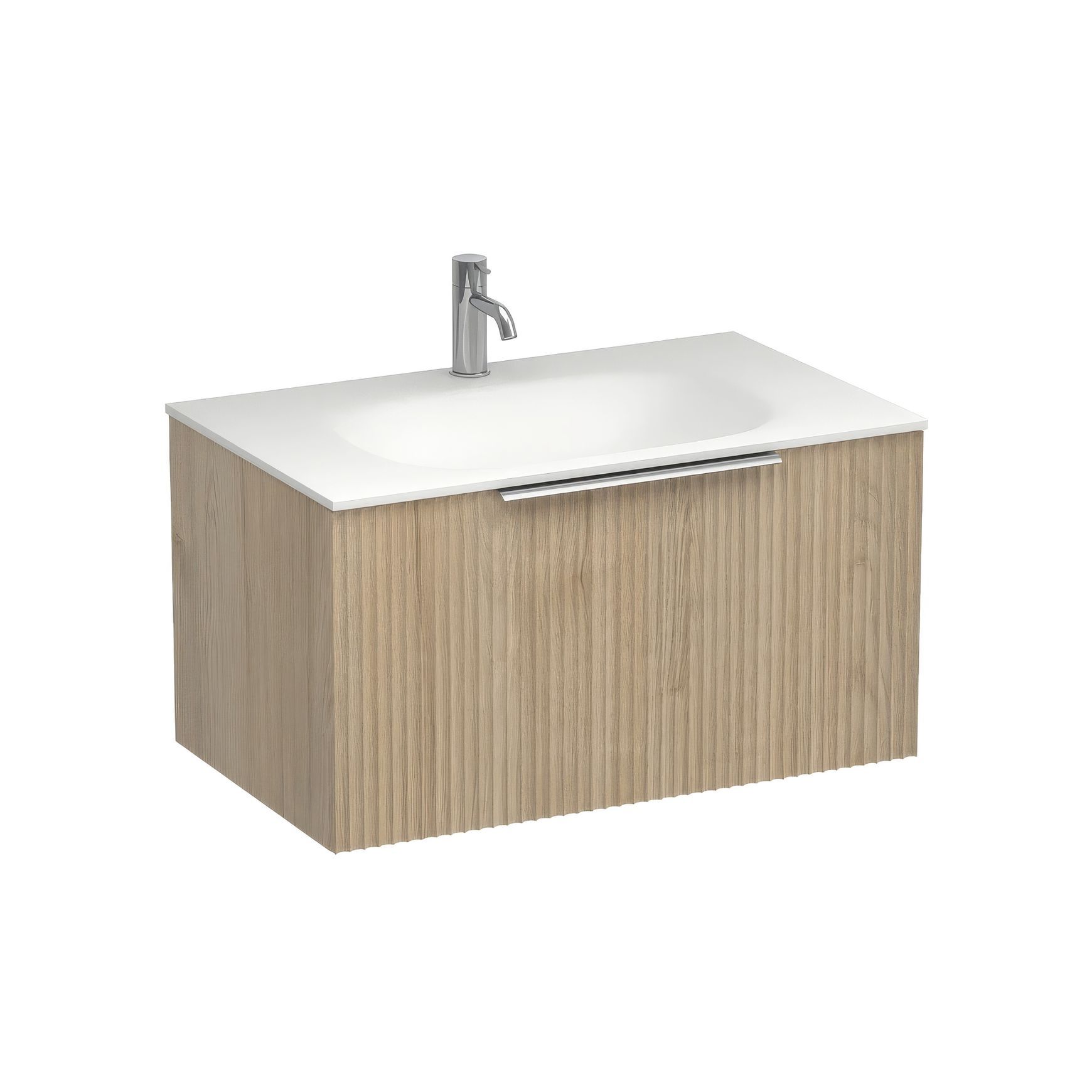 Forma Spio 750 Drawer Wall Vanity Lana Grey
