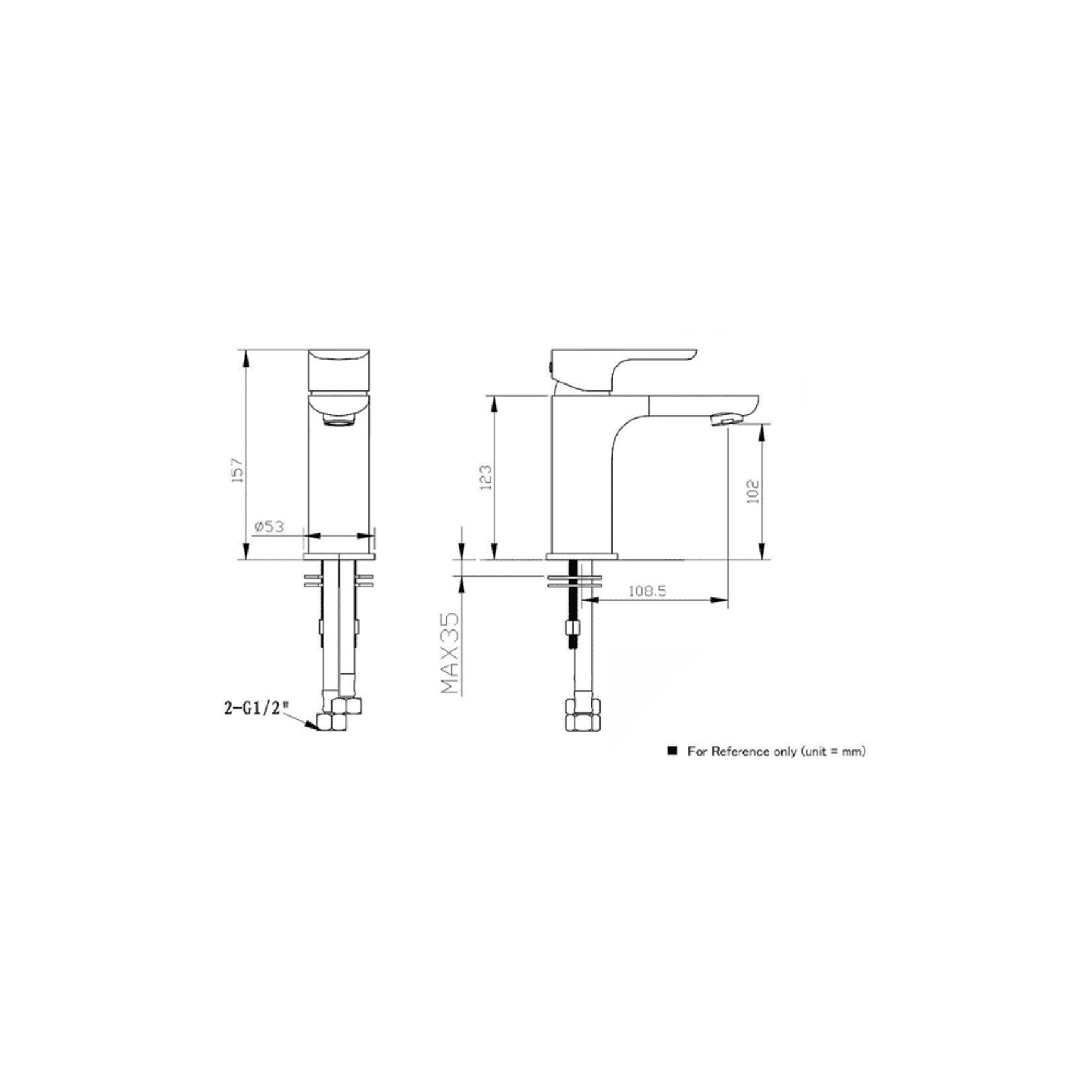 Orza Basin Mixer