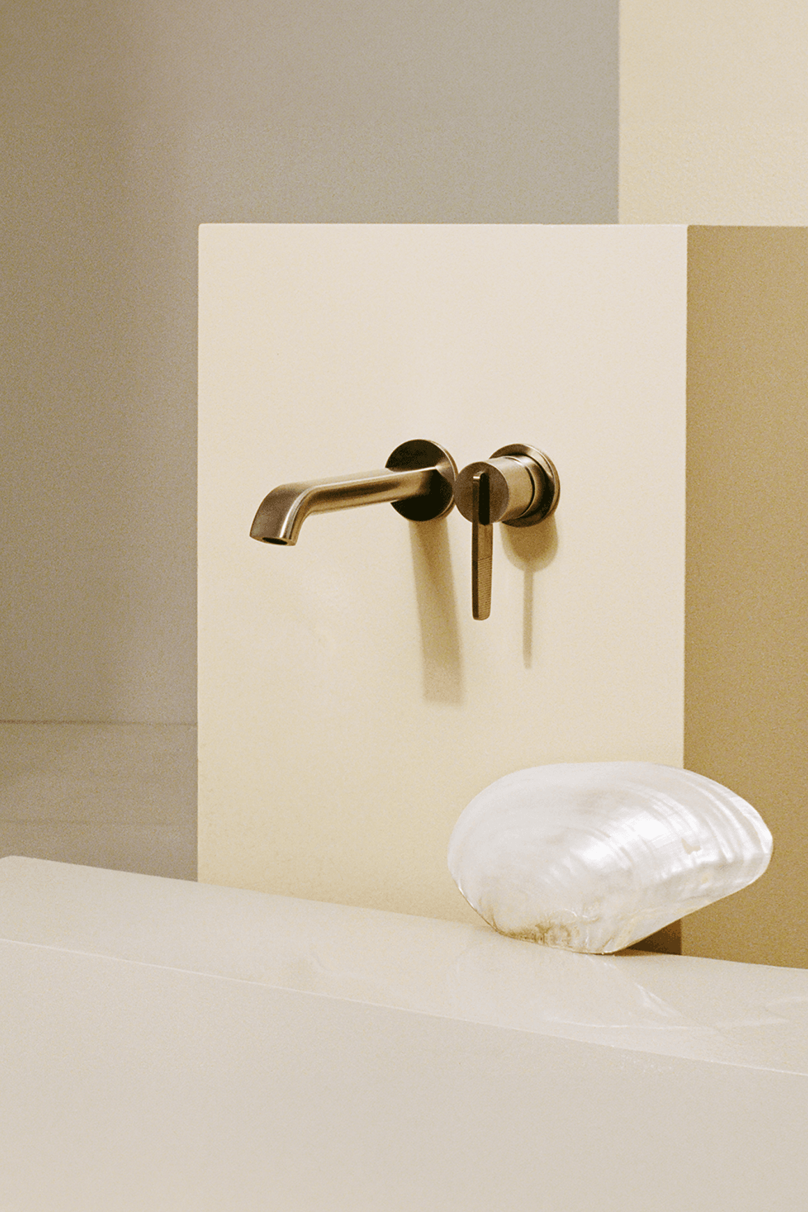 Veloce Wall Mounted Basin Mixer 225mm