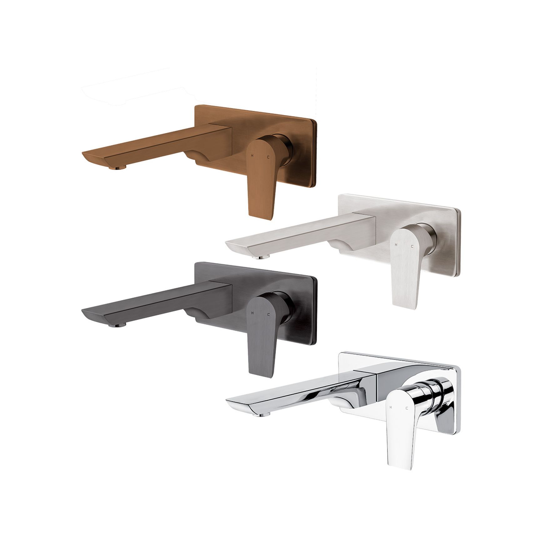 Olympia Wall Mounted Basin Mixer