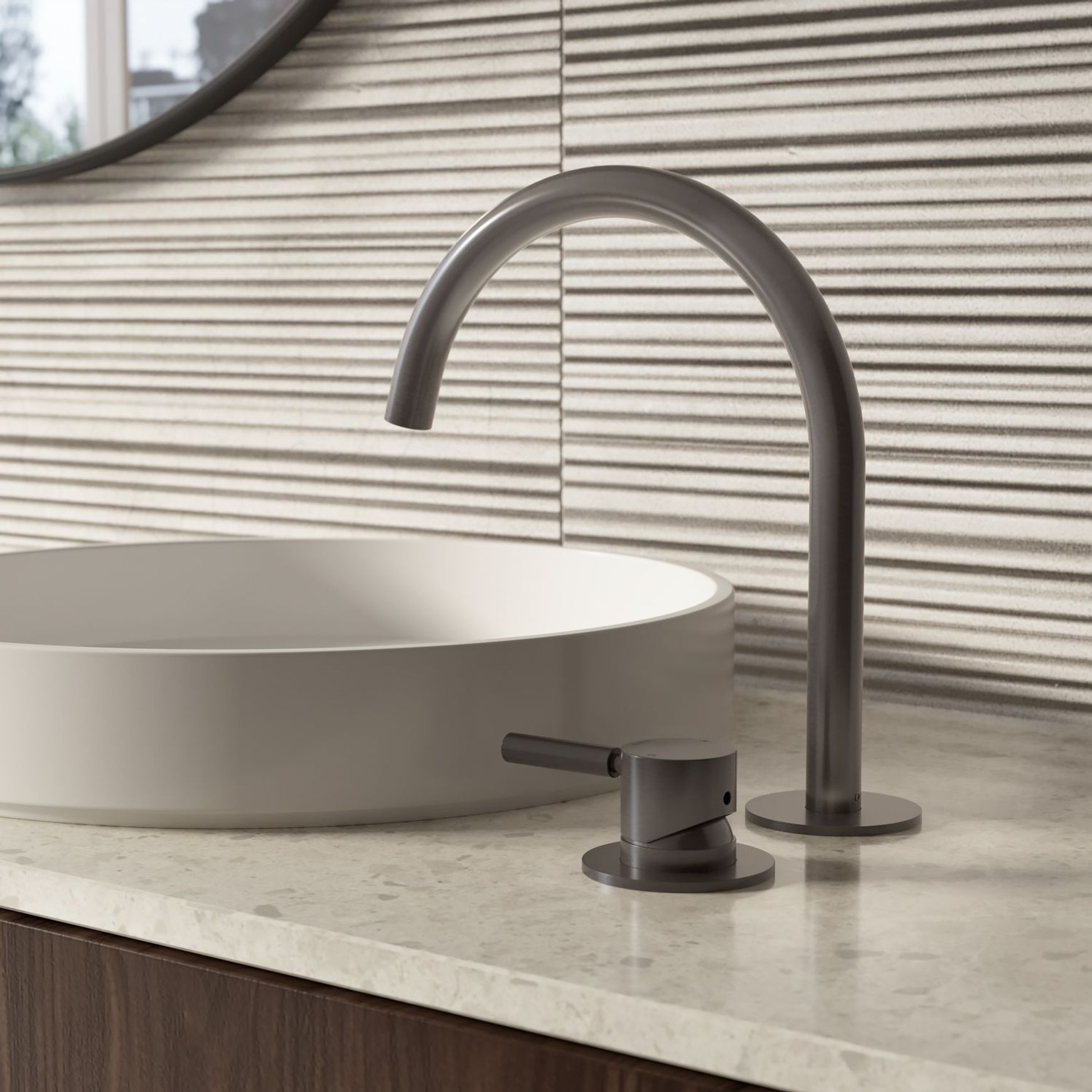 Buddy Pro Round 2 Hole Basin Mixer