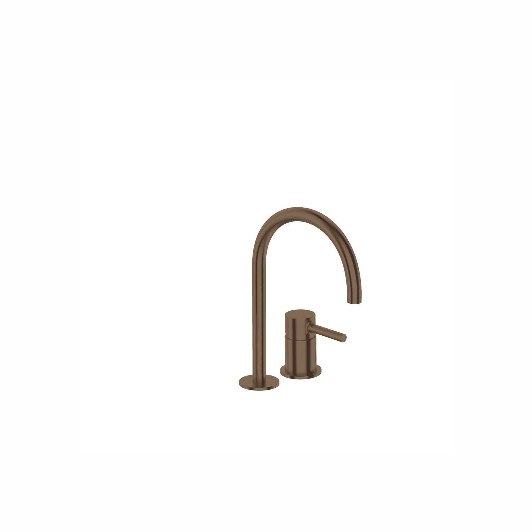 Pan 2 Tap Hole Basin Mixer High Spout