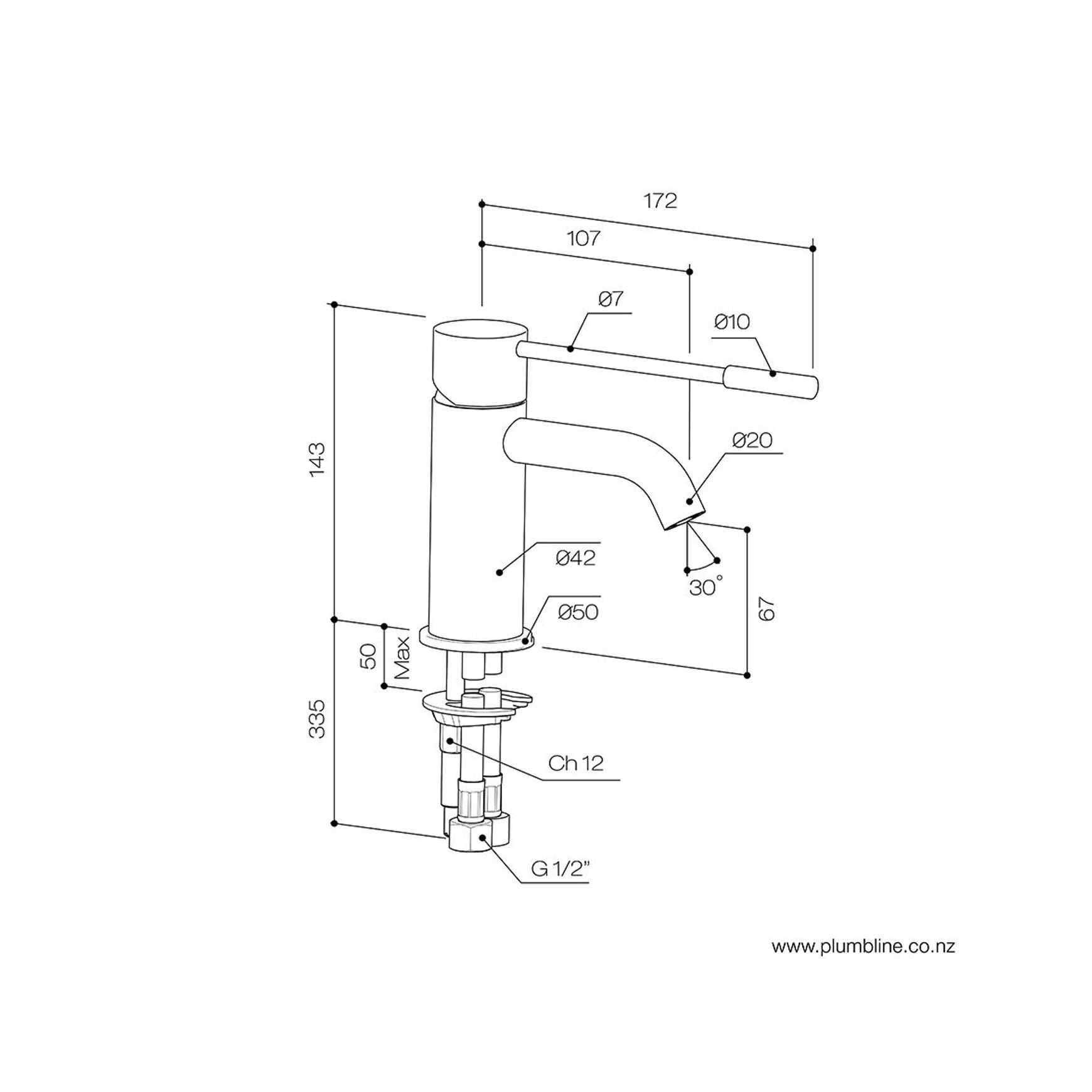 Buddy Basin Mixer With Medical Lever Handle