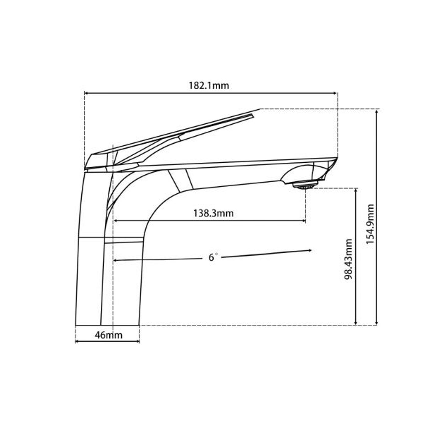 AU Basin Mixer Chrome
