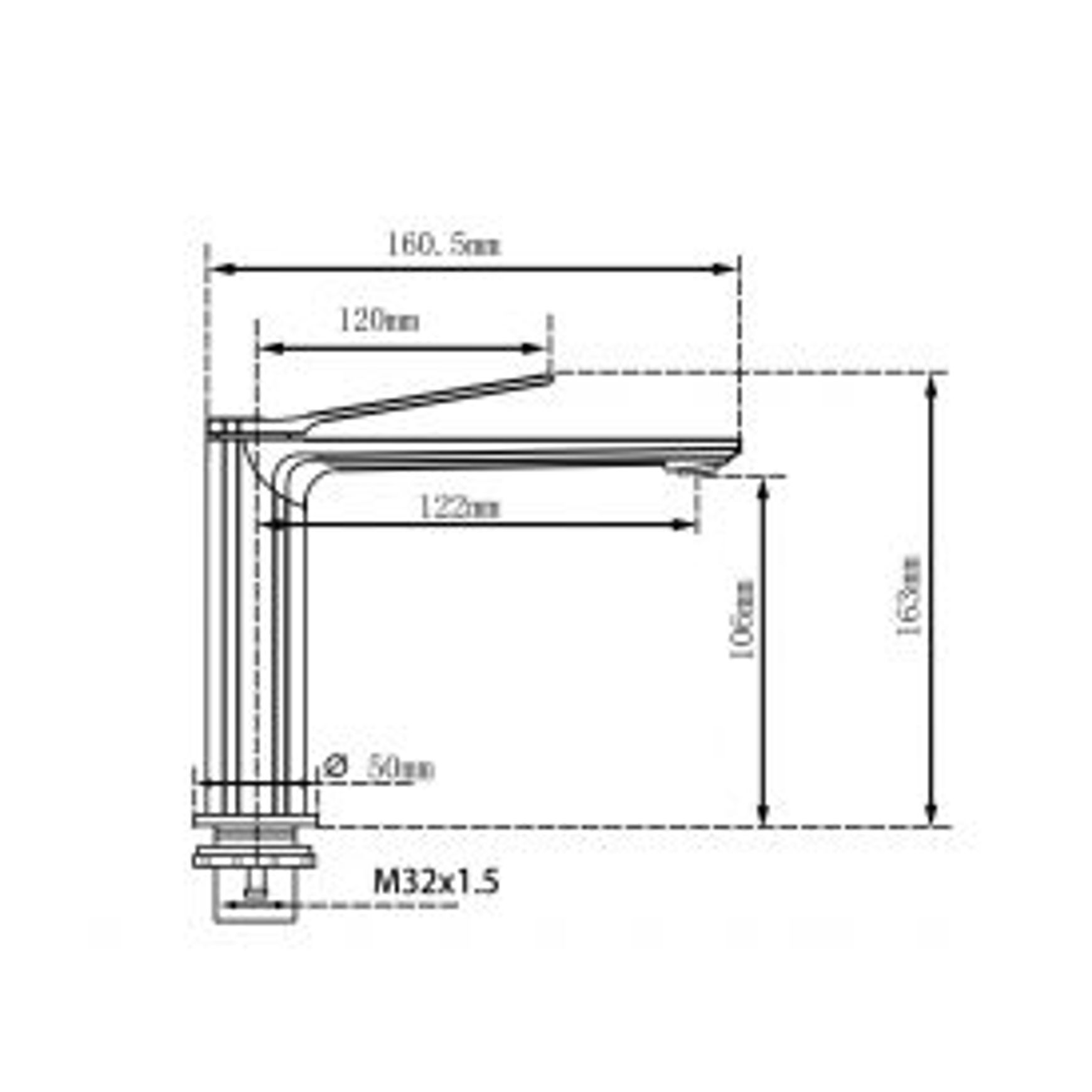 Rushy Basin Mixer Brushed Nickel