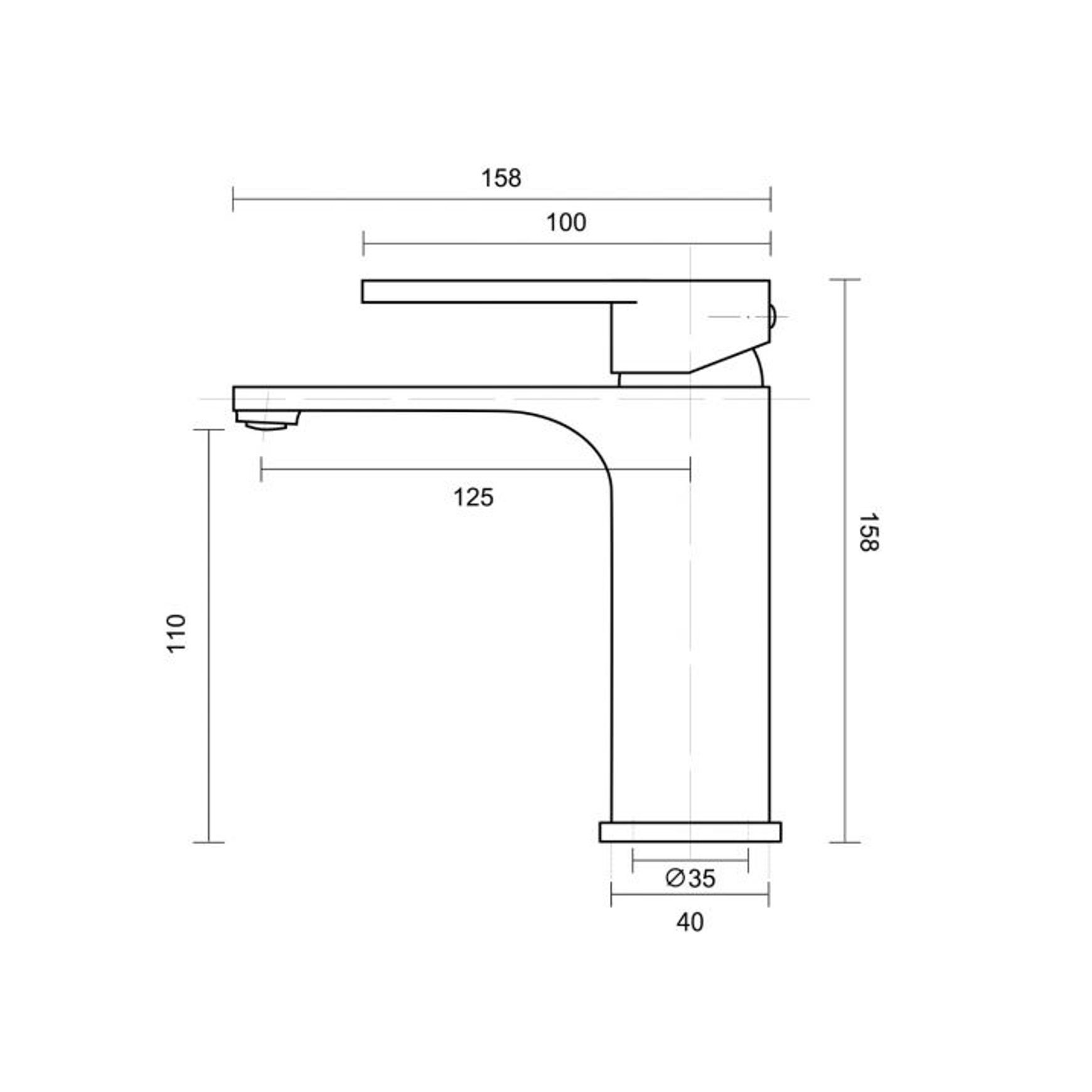 Ivano Basin Mixer Matte Black