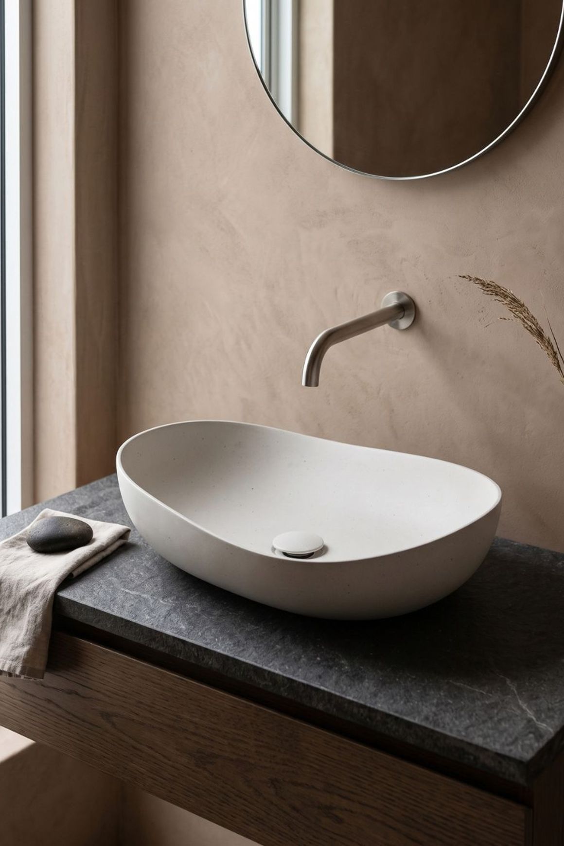 Brancusi - Stone Composite Basin