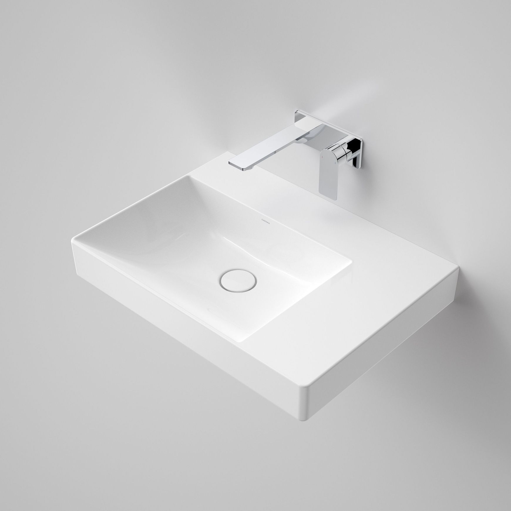 Urbane II Right Hand Shelf Wall Basin