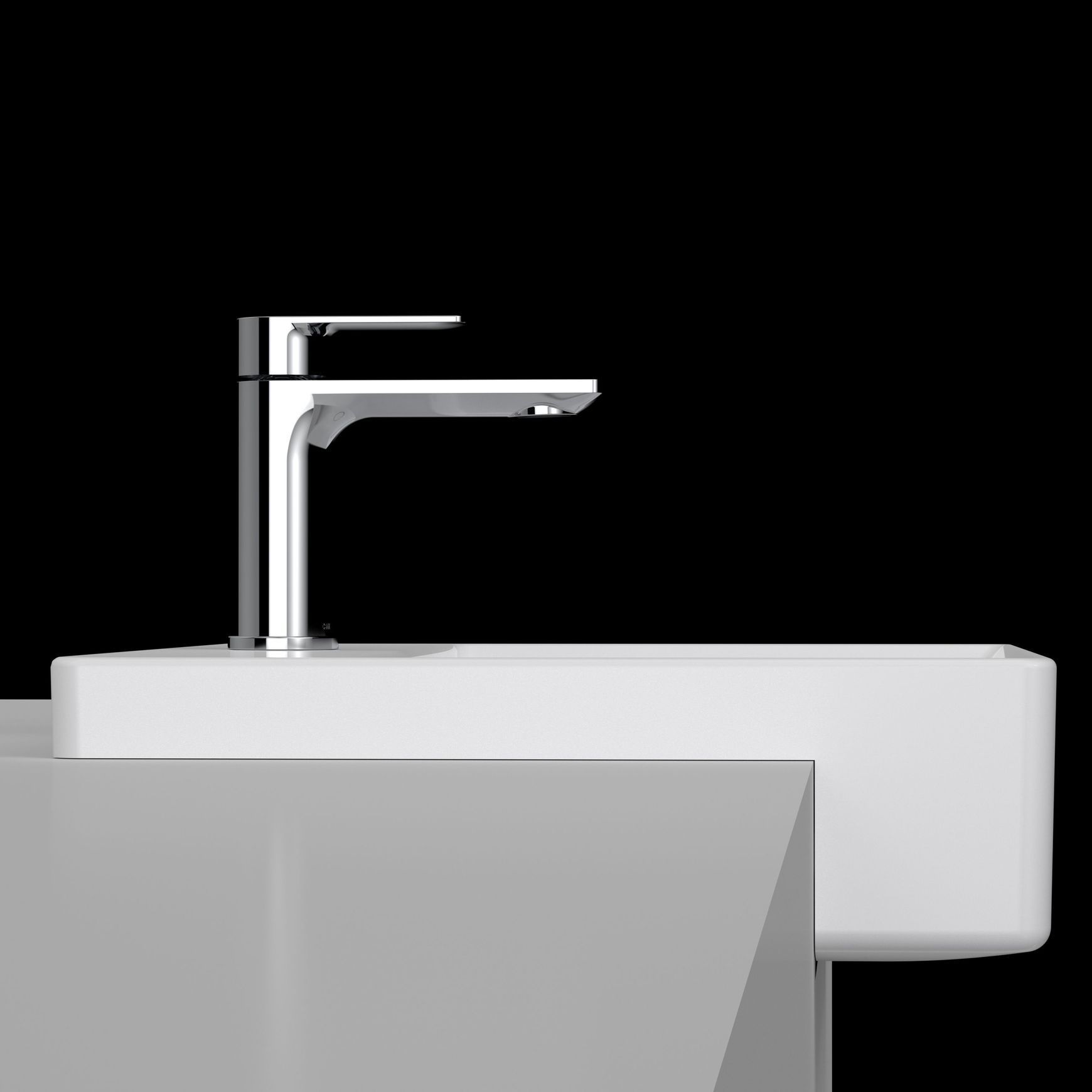 Urbane II Semi Recessed Basin 1TH NOF
