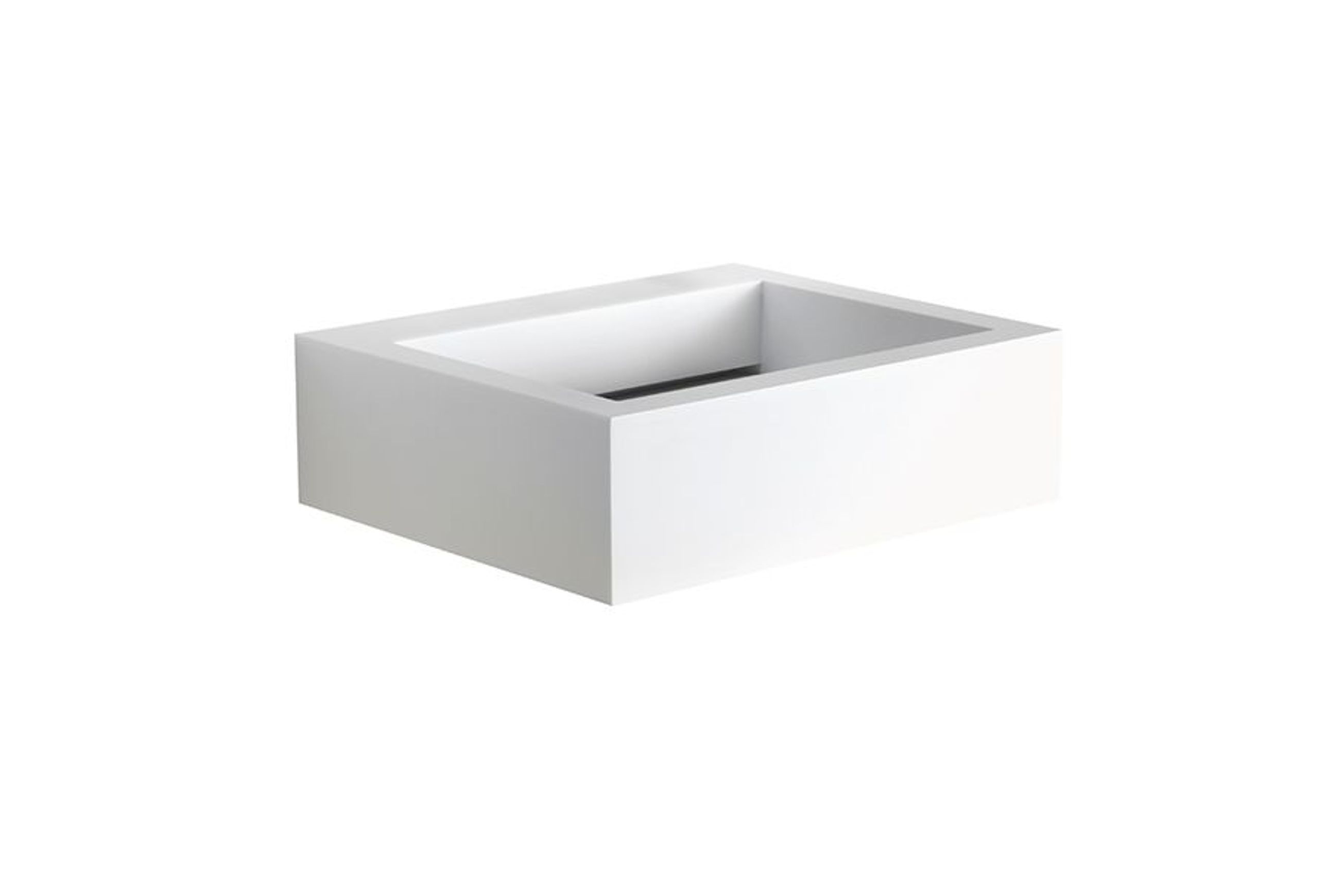 Ponte Giulio Rectangular Basin with Incline (600x500x200)