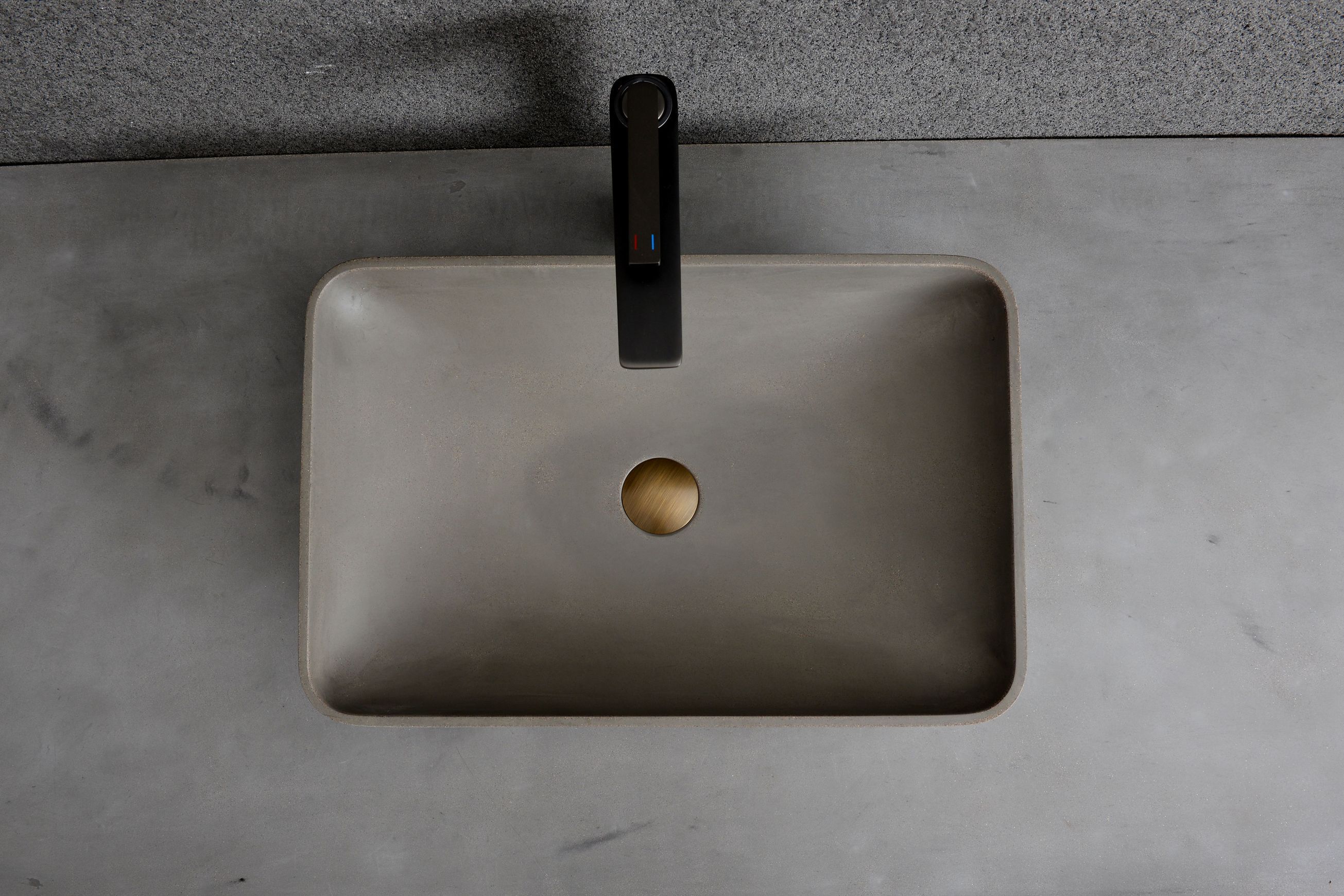 Toka Concrete Rectangle Basin CON-005