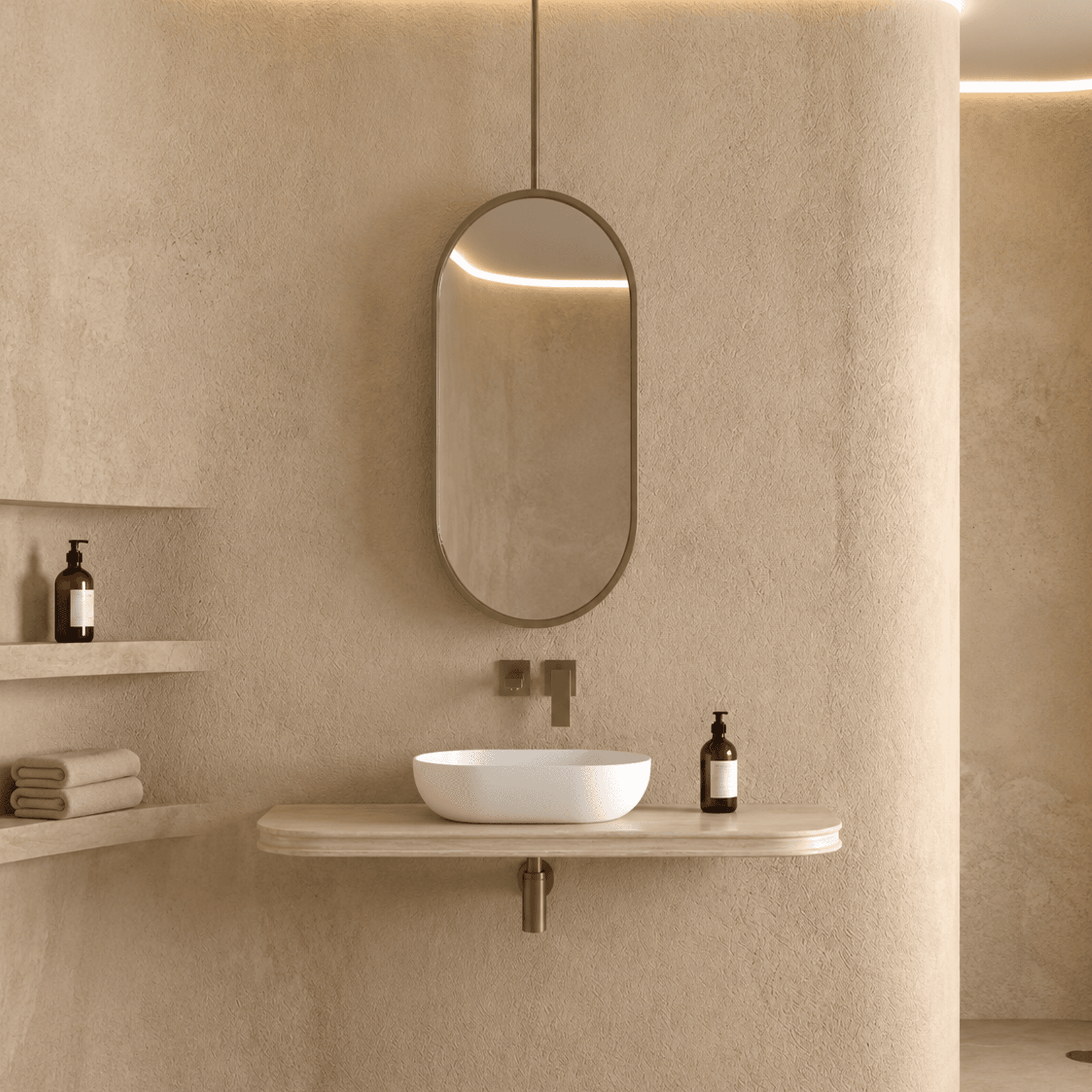 Desert Rock Countertop and Basin - DRV012