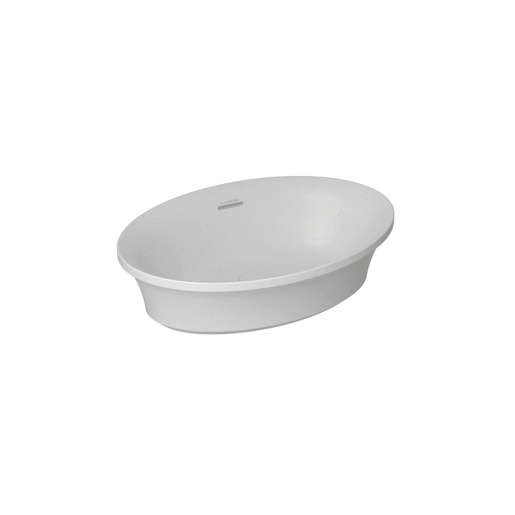 Flute Oval Vessel Basin