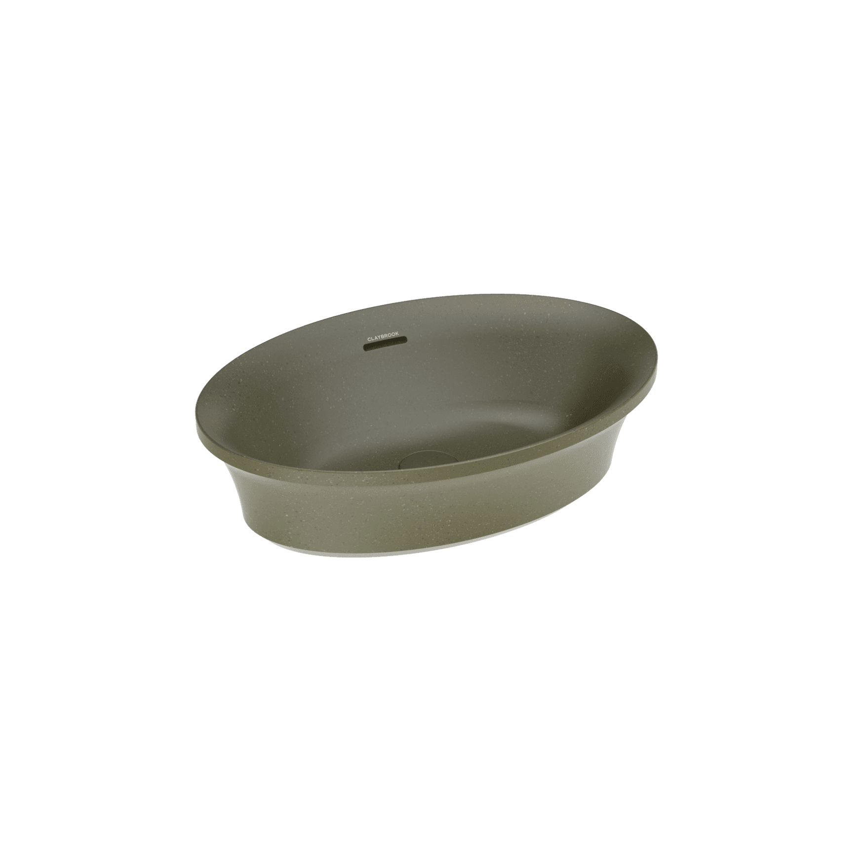 Flute Oval Vessel Basin