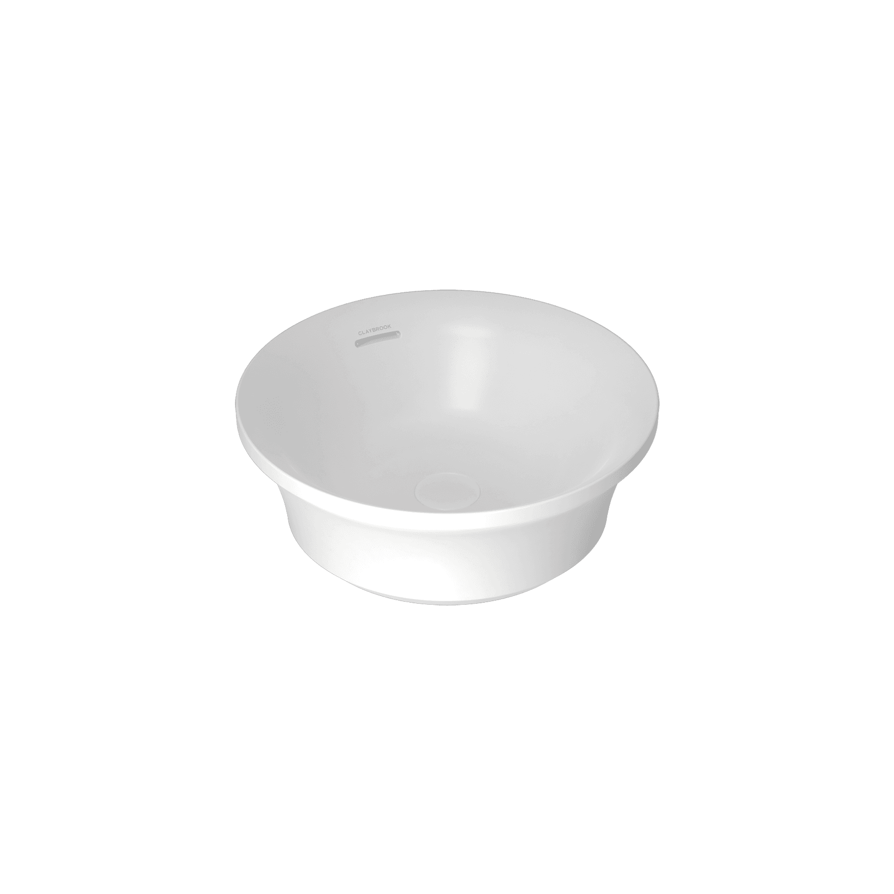 Flute Round Vessel Basin