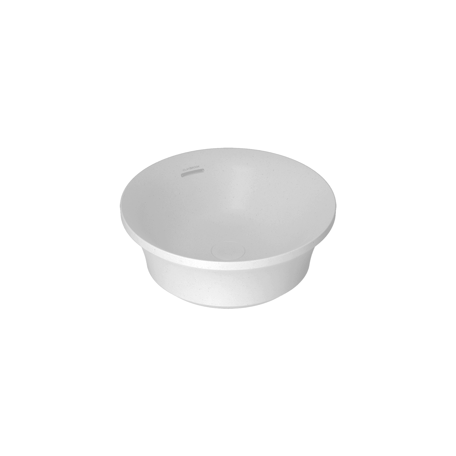 Flute Round Vessel Basin