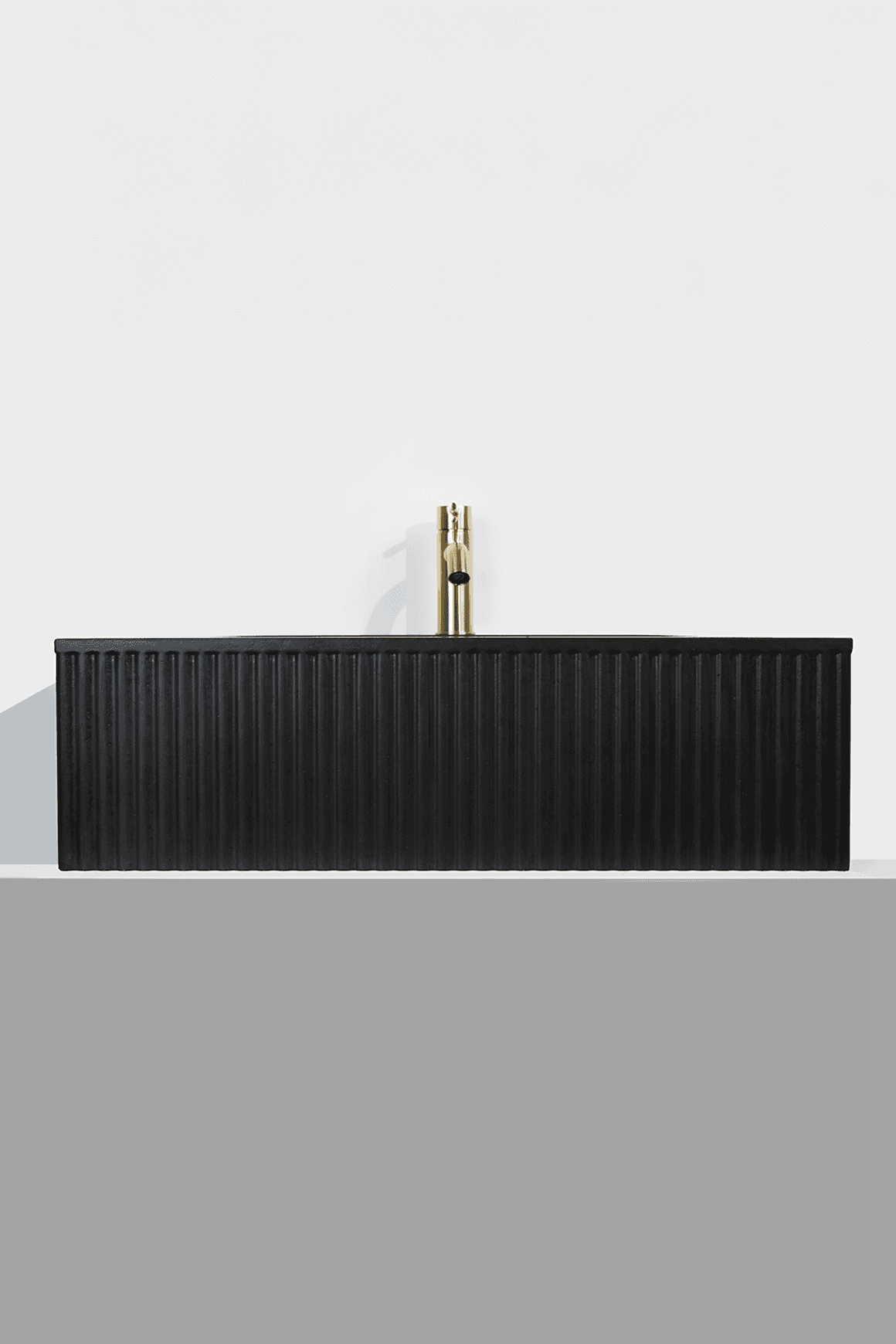 Bare Fluted Wall Basin