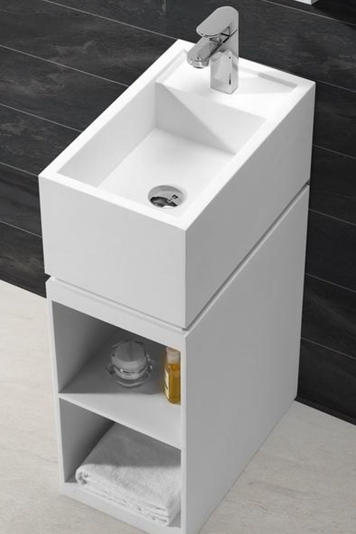 B1585 Freestanding Stone Basin Unit