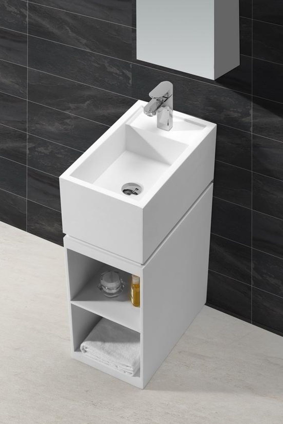 B1585 Freestanding Stone Basin Unit