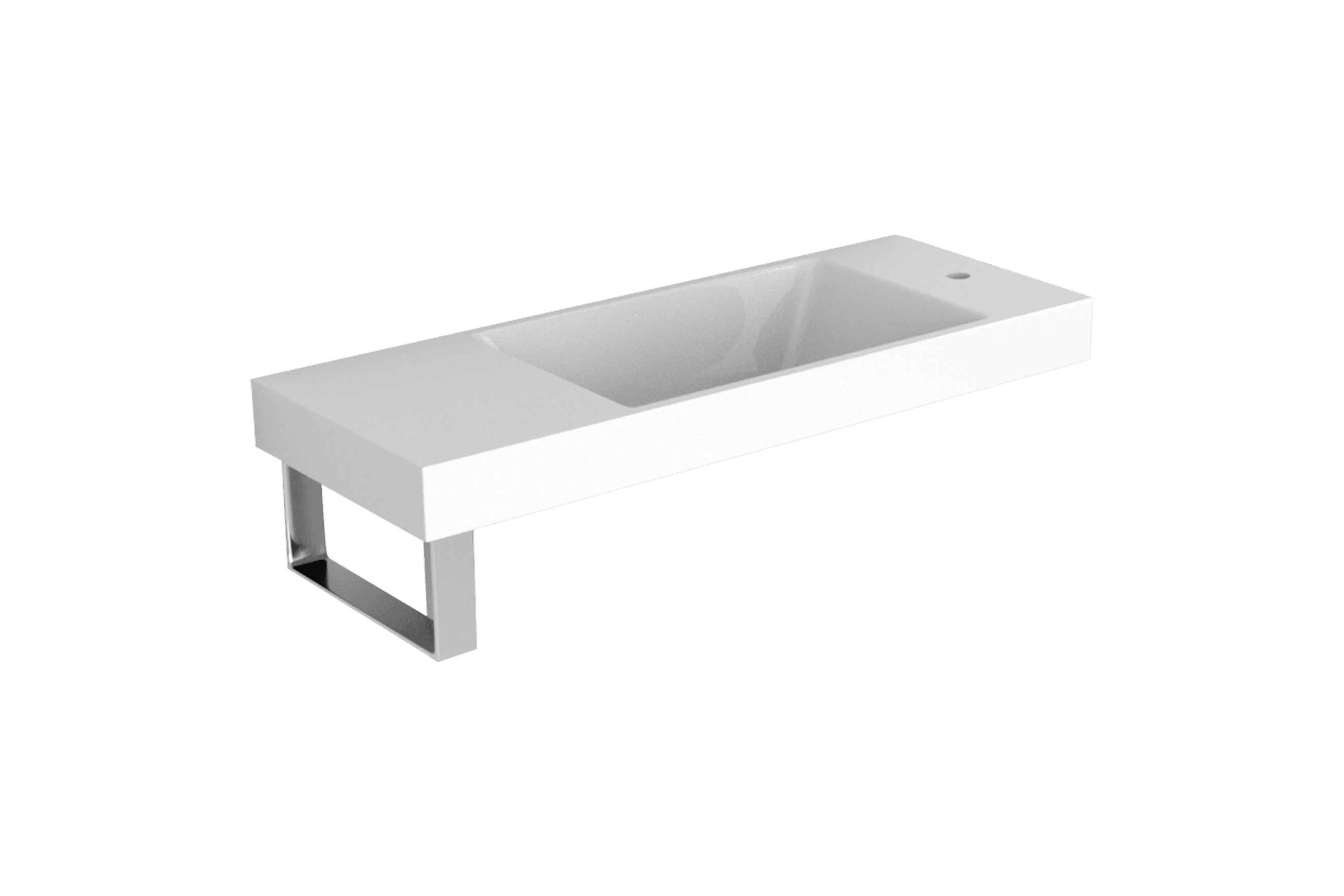 Kzoao Mini WC Basin Only Gloss White
