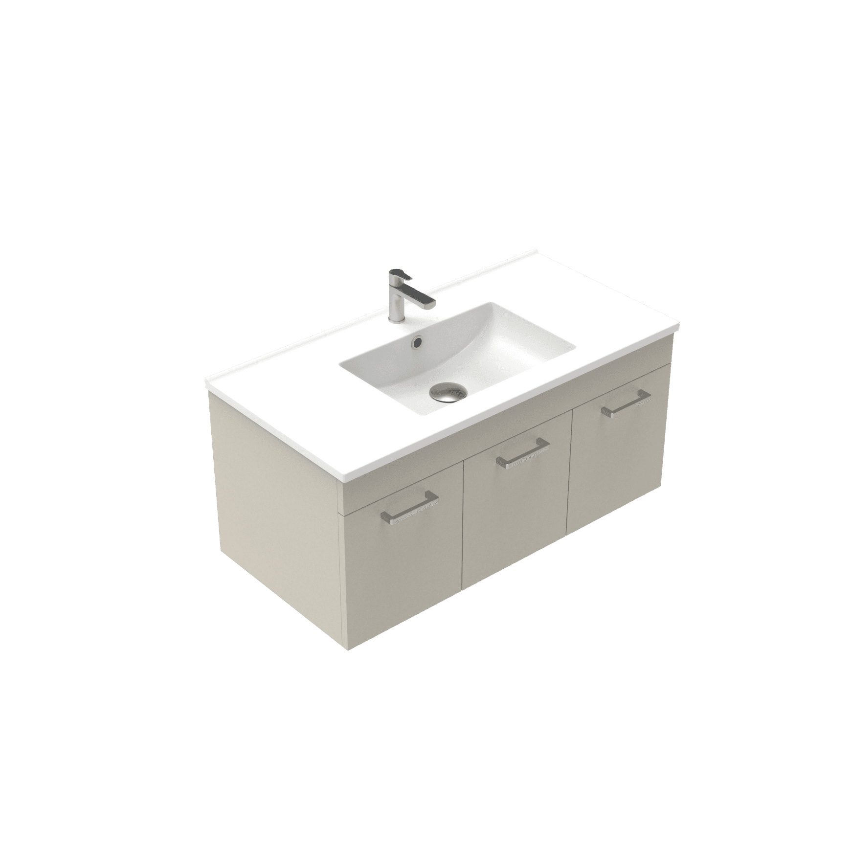 Qube Wall Hung Vanity