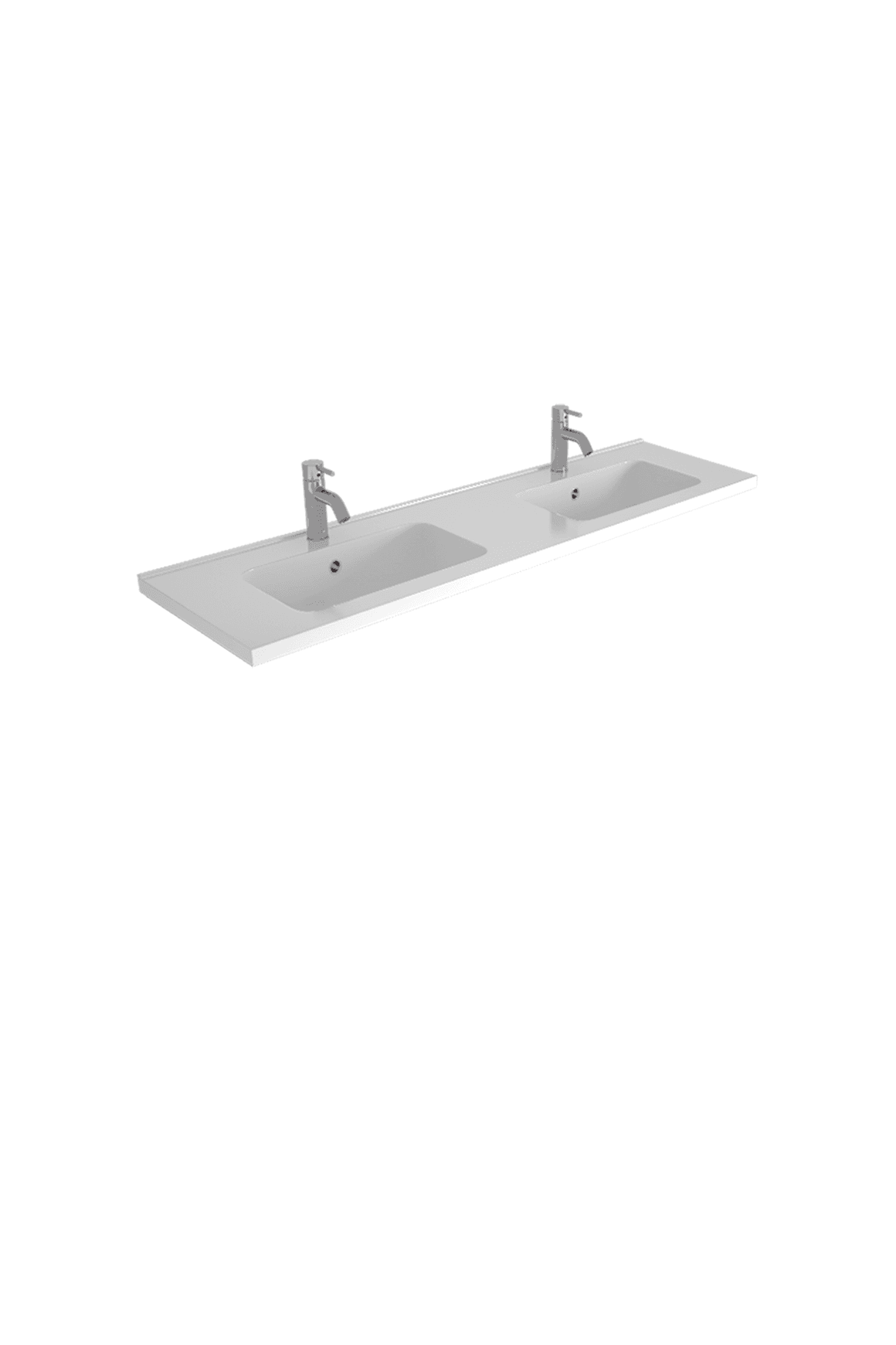 Telaio 1500 Double Bowl 4 X Drawer Wall Vanity