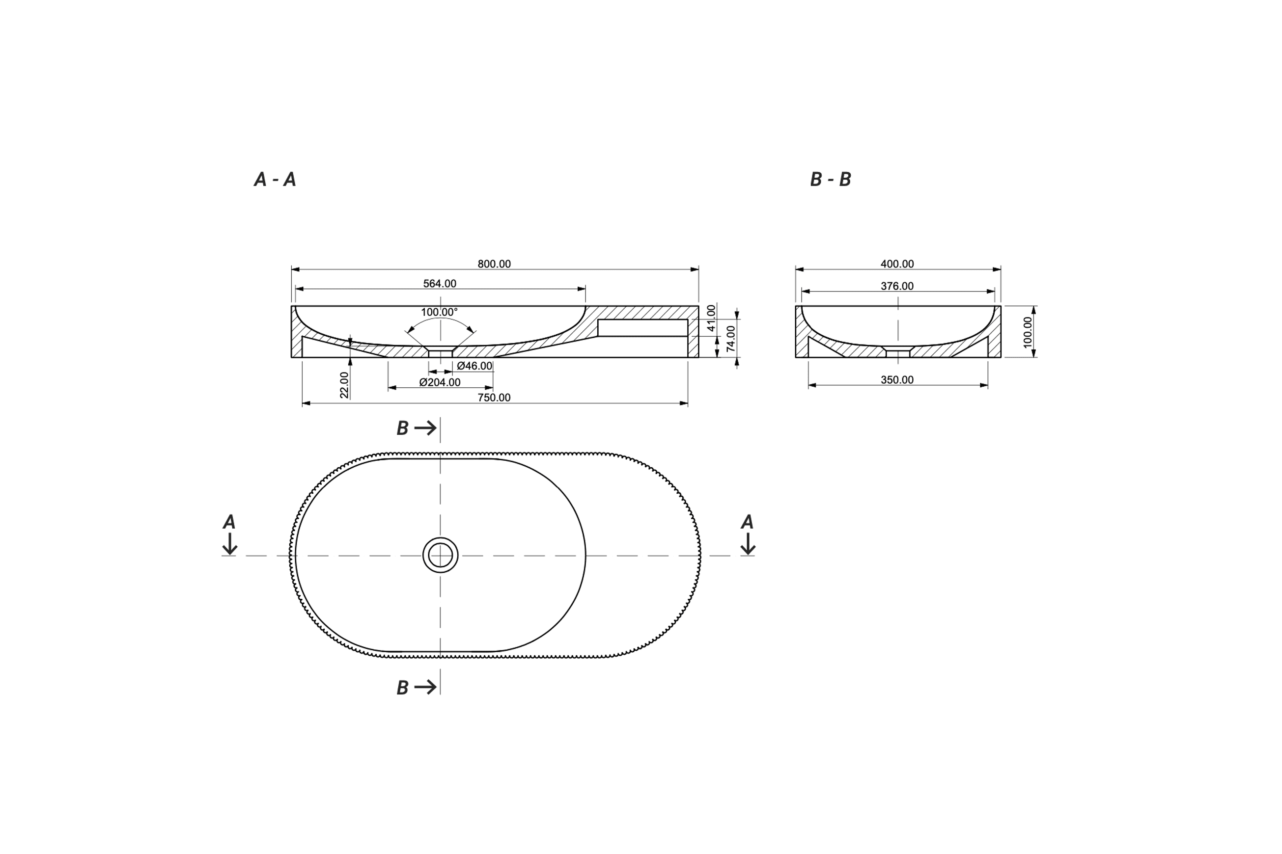 Aqvato C-02 Bathrooom Basin