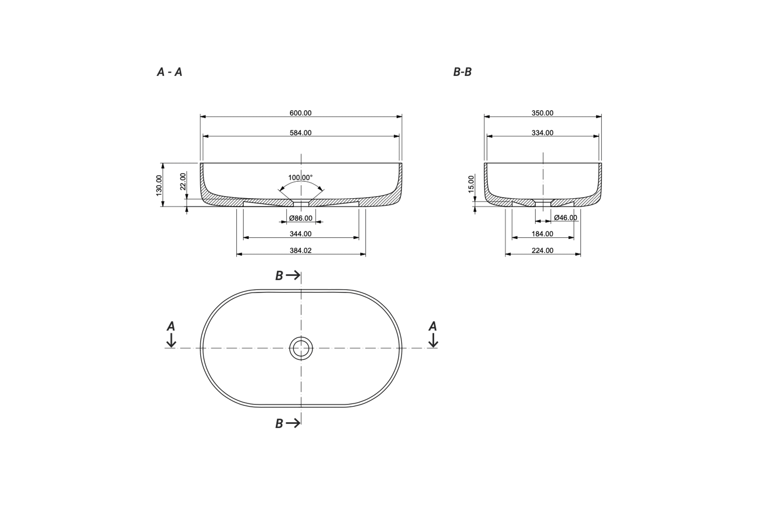 Aqvato Atlas Bathroom Basin