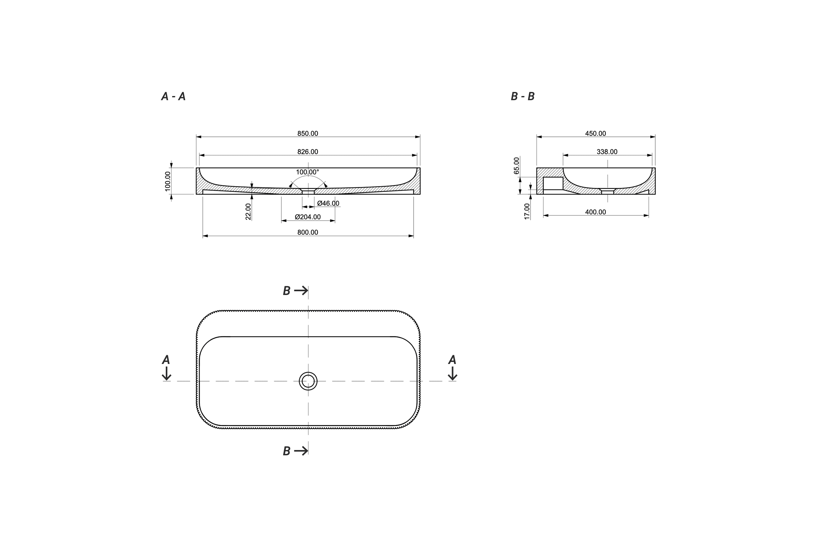 Aqvato S-03 Bathroom Basin