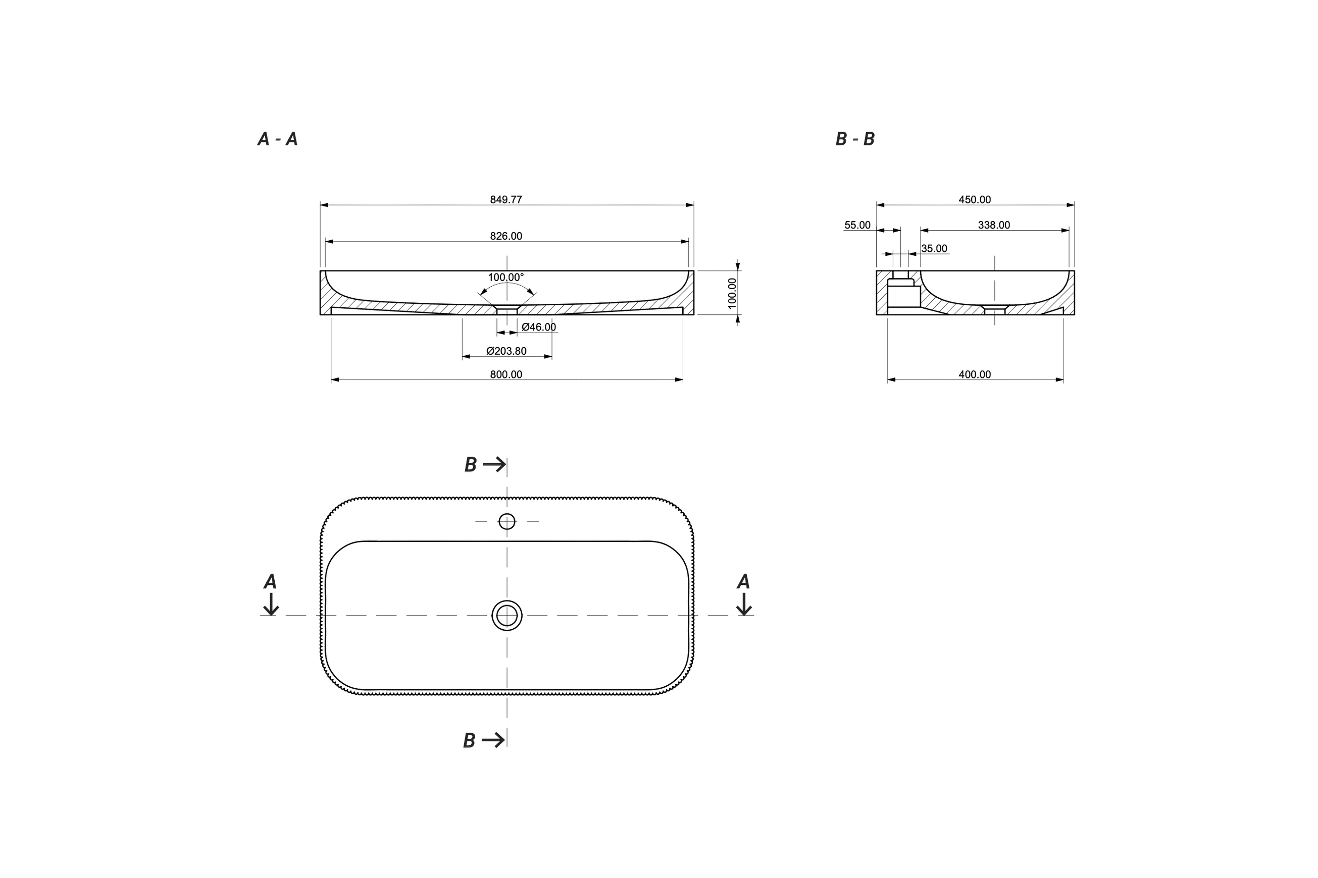 Aqvato S-03 Bathroom Basin