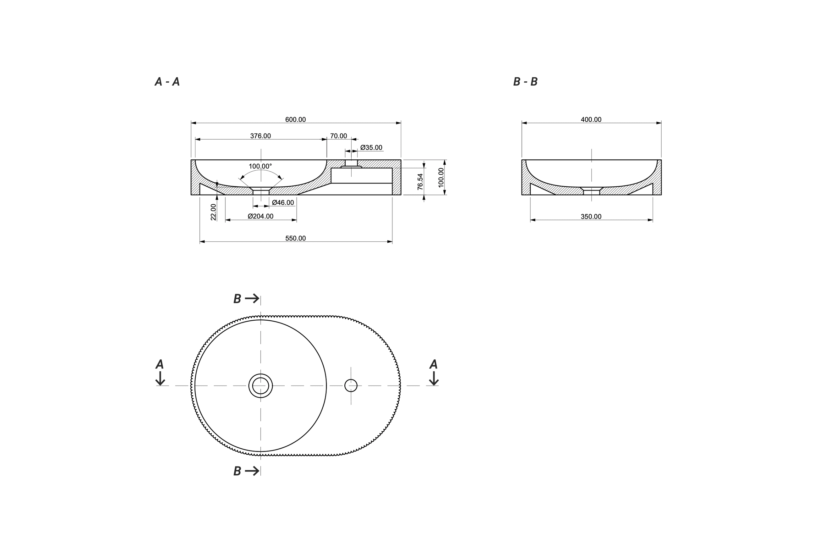 Aqvato C-01 Bathroom Basin