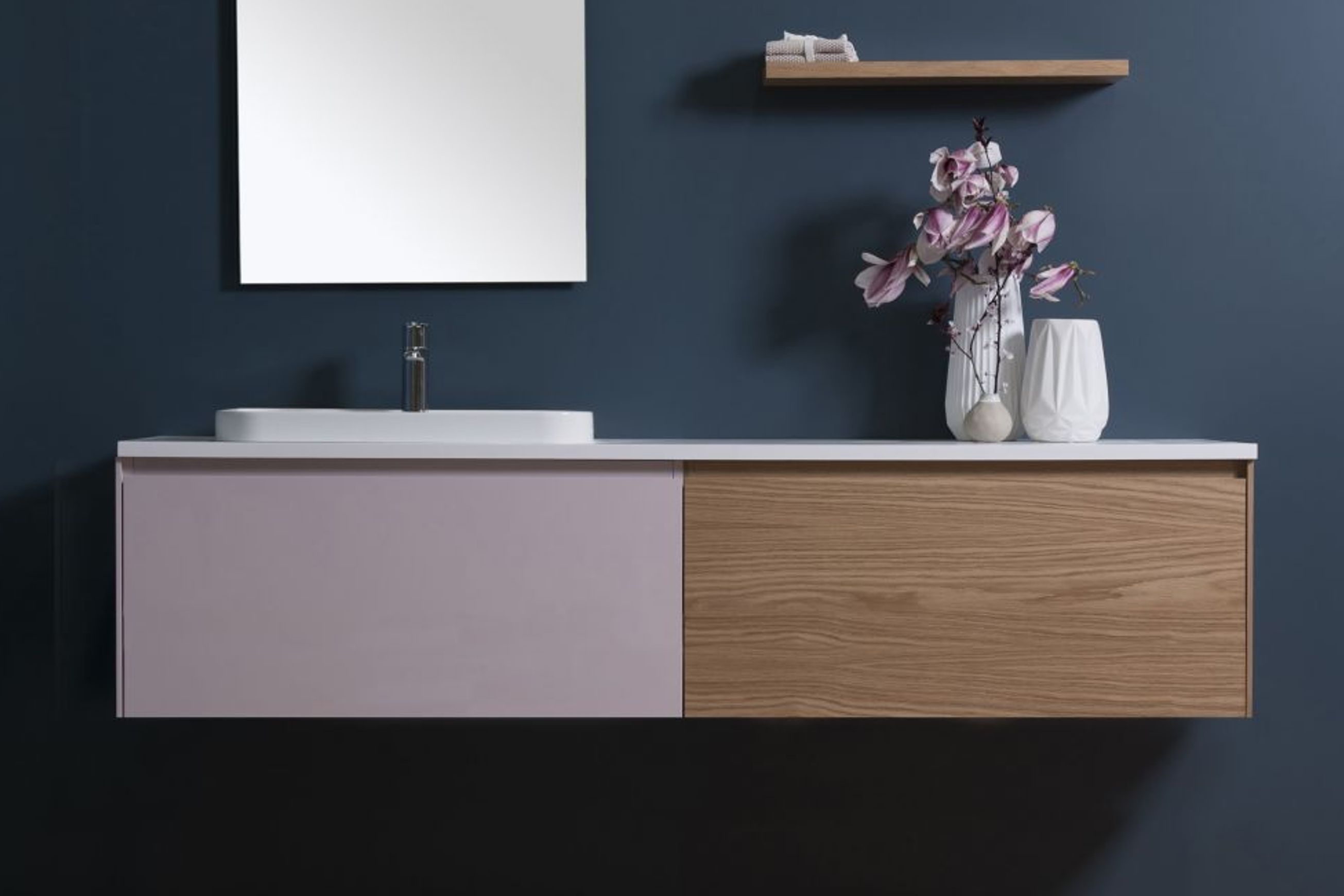 Slim 600 Semi-Recessed Basin