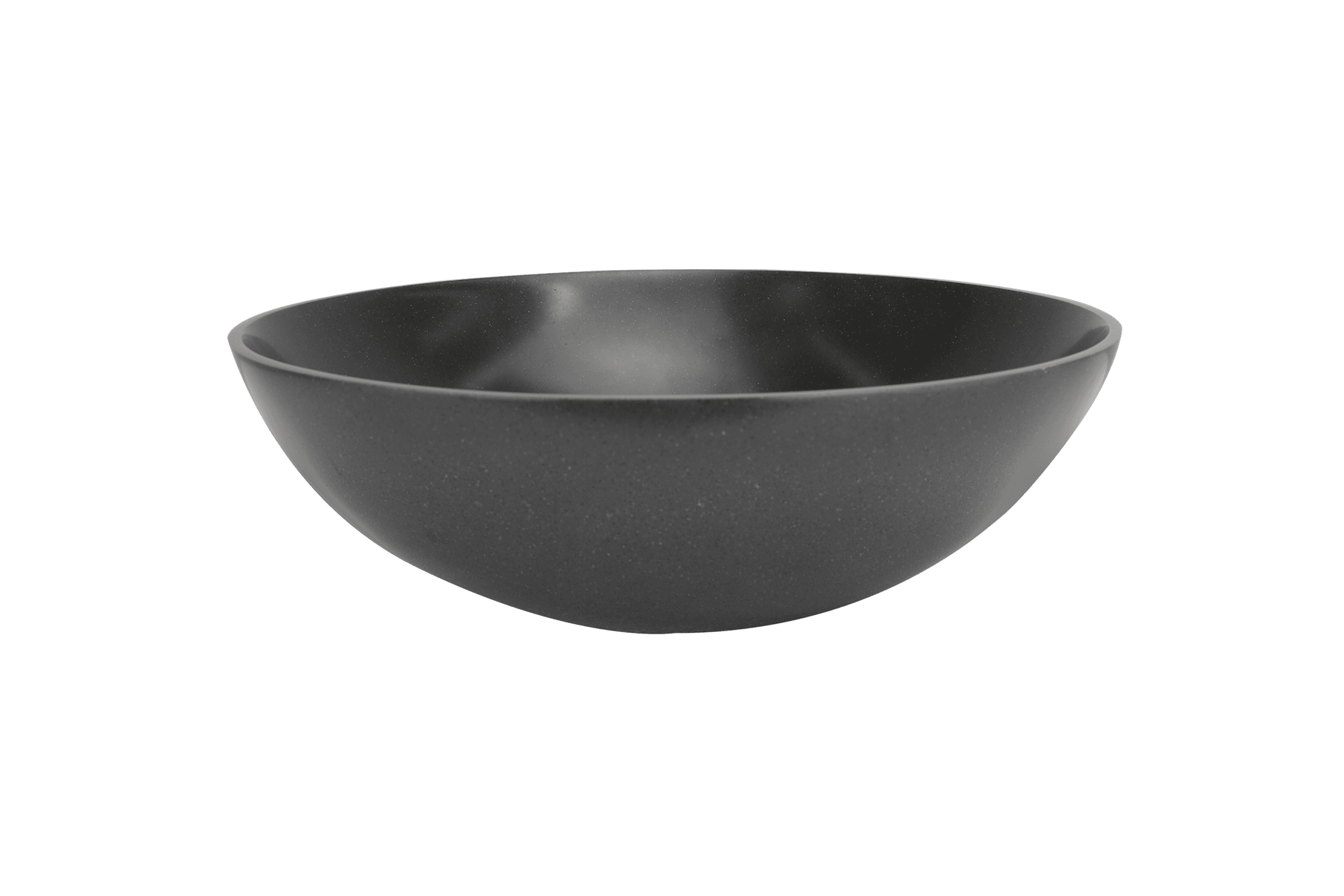 iStone Round Basin 400 x 130mm Carbon Quartz