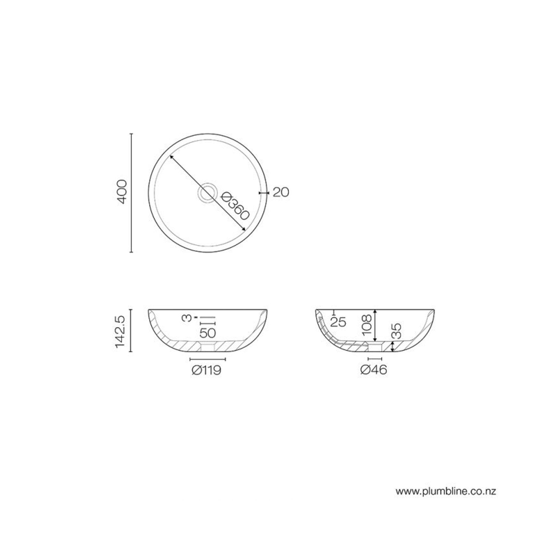 Ovo Round Vessel Basin