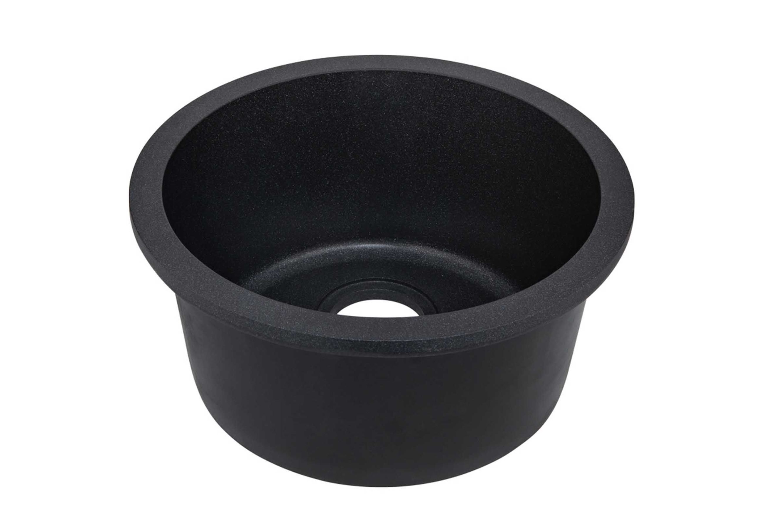 Vera Round Sink | Black Granite