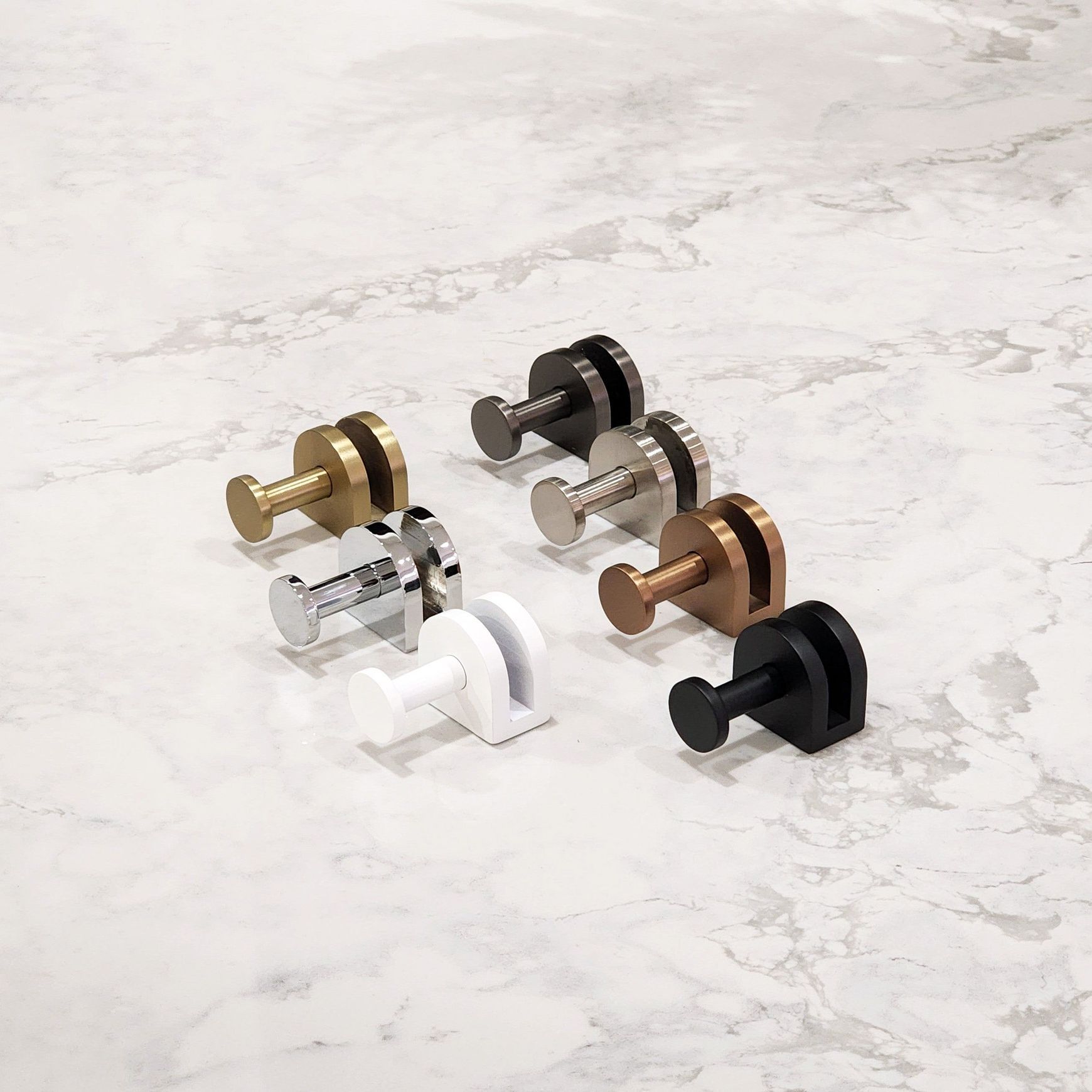Code Versa Shower Screen Hooks - 7 Colours