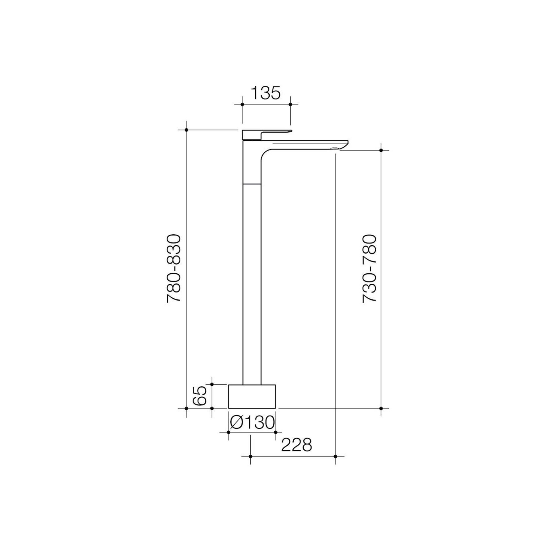 Urbane II Freestanding Bath Filler
