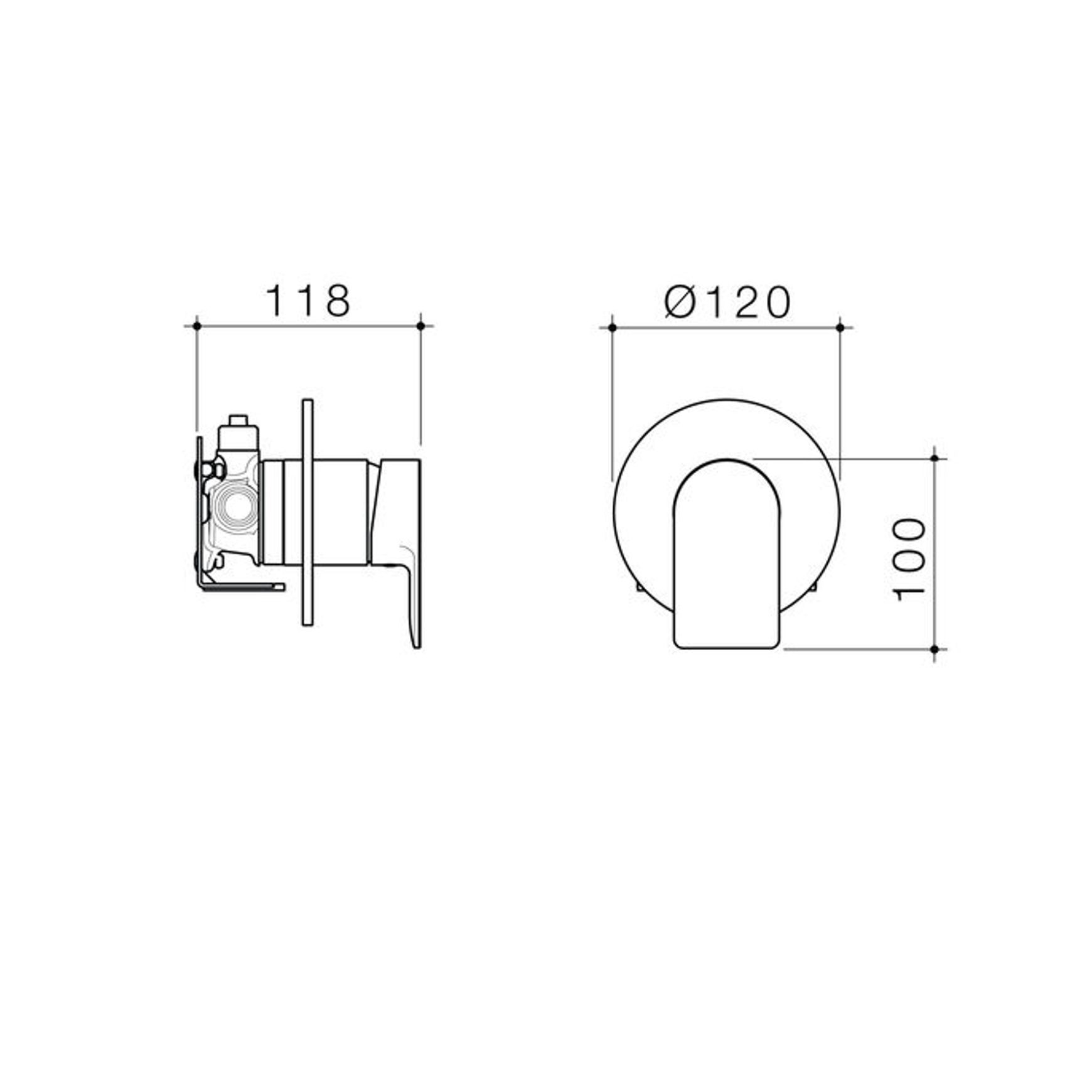 Urbane II Bath/Shower Mixer with Fast Flow II - All Pressure