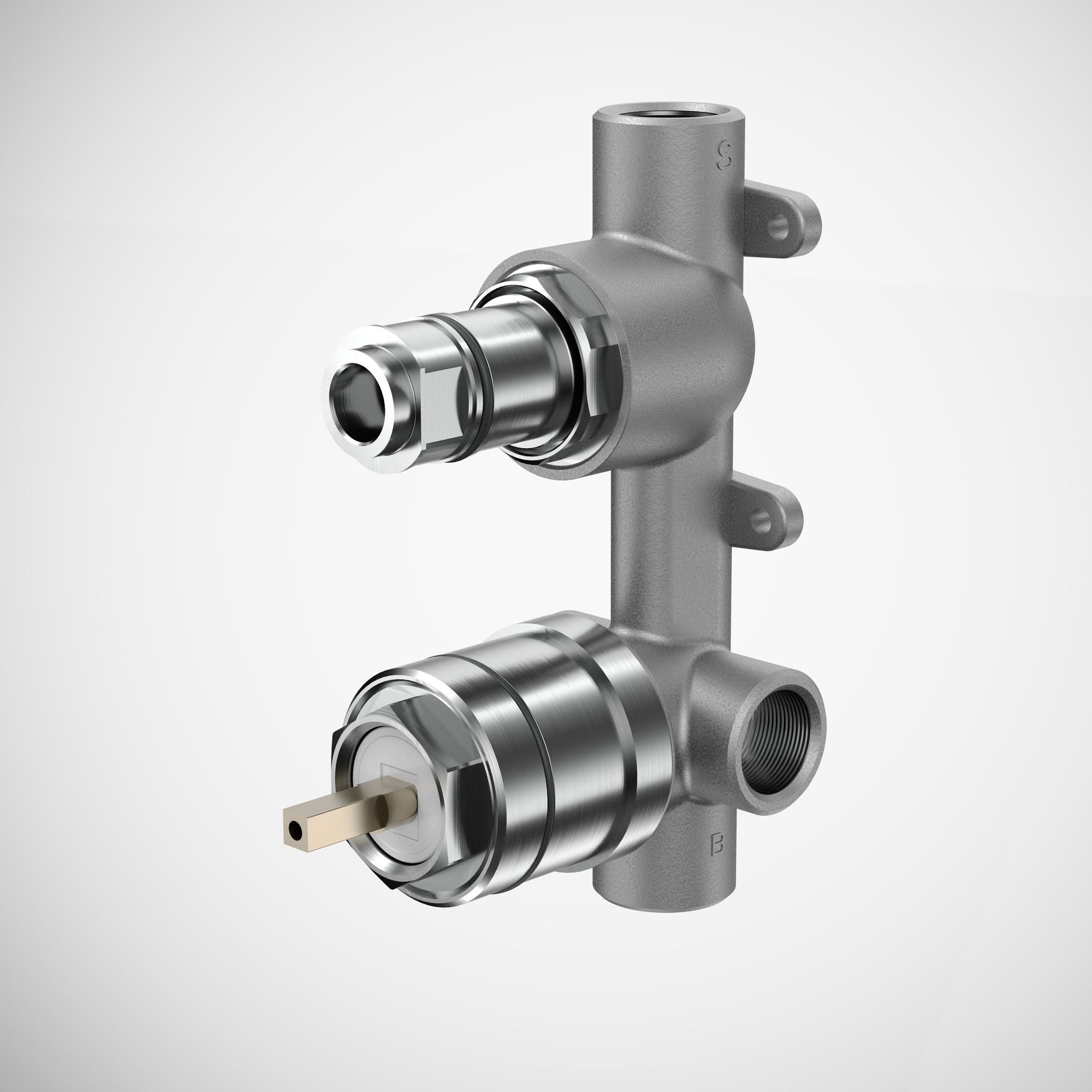 Universal Bath/Shower Mixer with Diverter Inwall Body