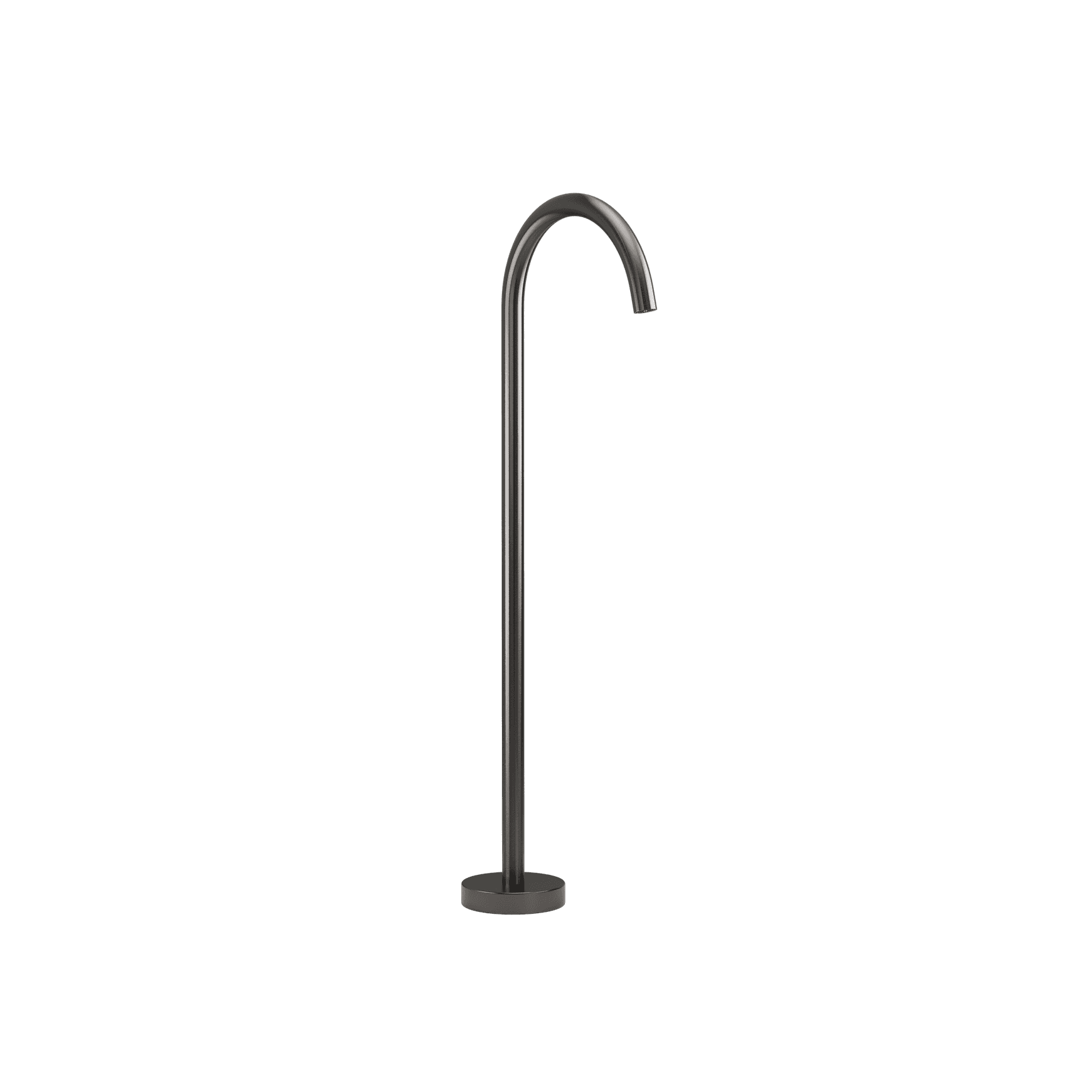 Floor Mounted Bath Filler - Brushed Gunmetal