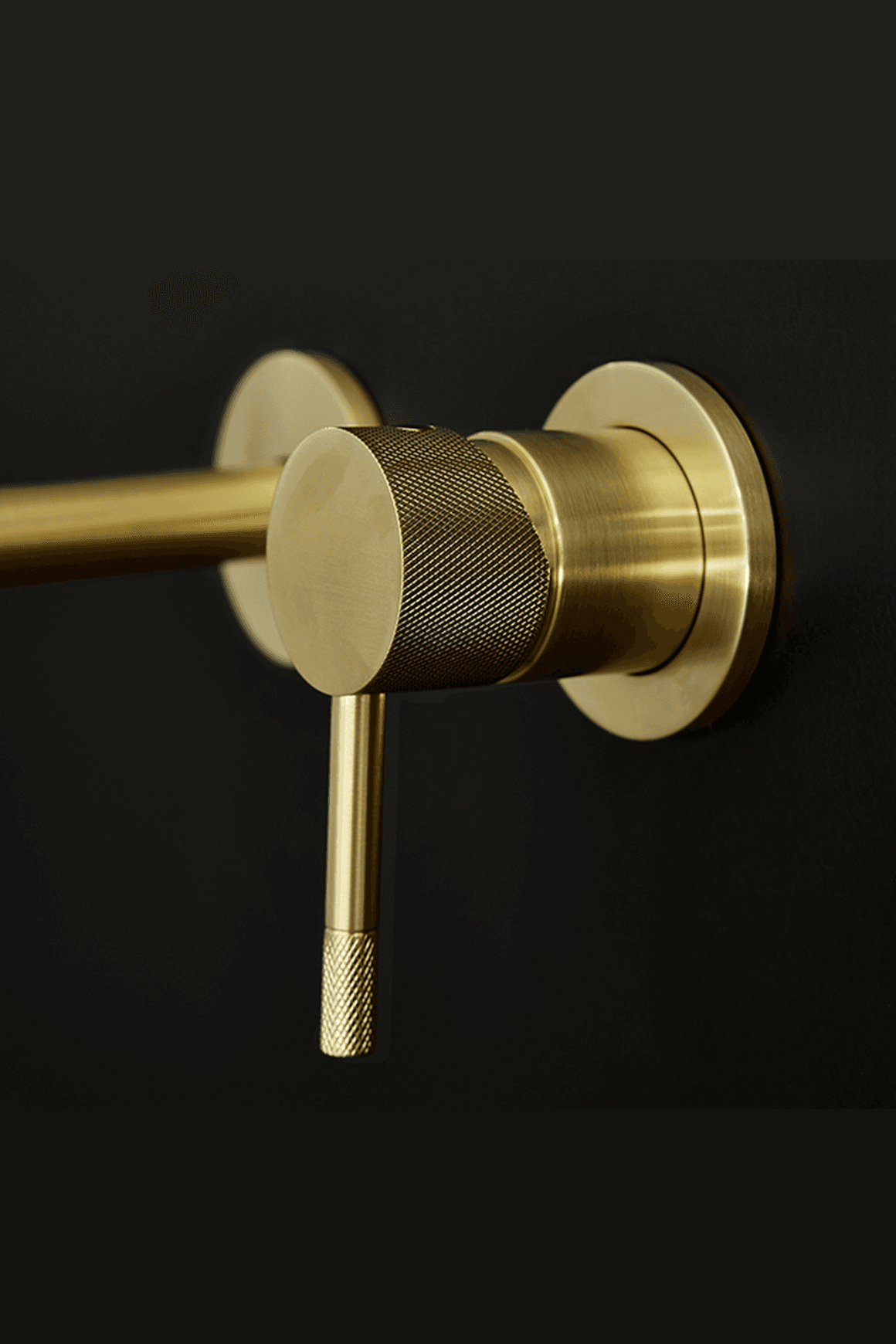 Uno Etch Wall Mounted Bath Mixer
