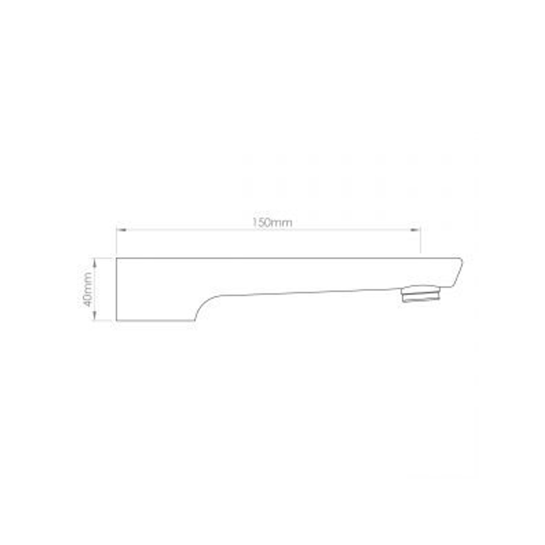 Voda Wall Mounted Bath Spout VBS055